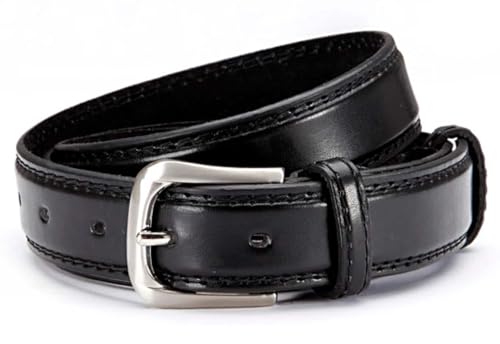 BEZLIT Herren Echtleder-Gürtel 3 cm Schwarz Größe 105