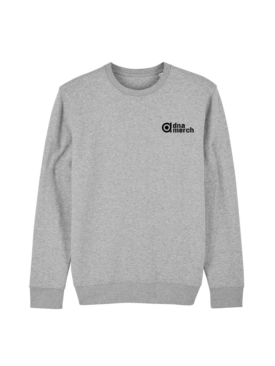 dna merch Fuck Charity Rundhalspullover Damen schwarz Biobaumwolle