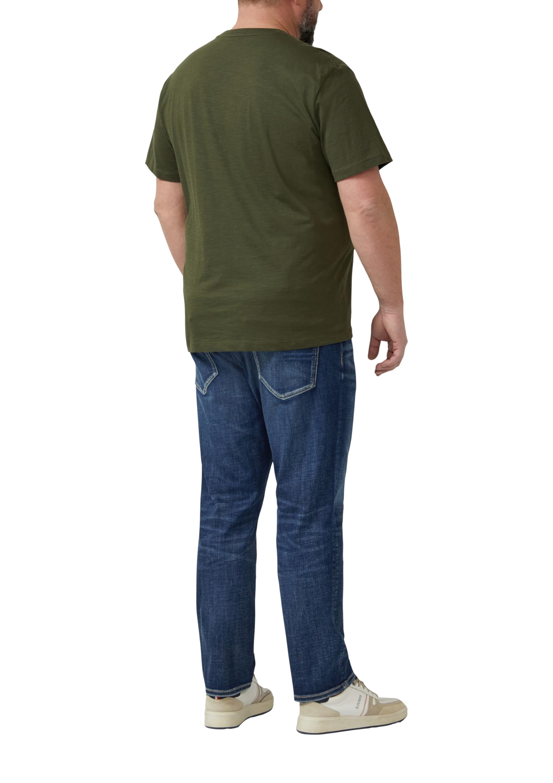 s.Oliver T-Shirt Flammgarn Brusttasche 5XL kurzarm