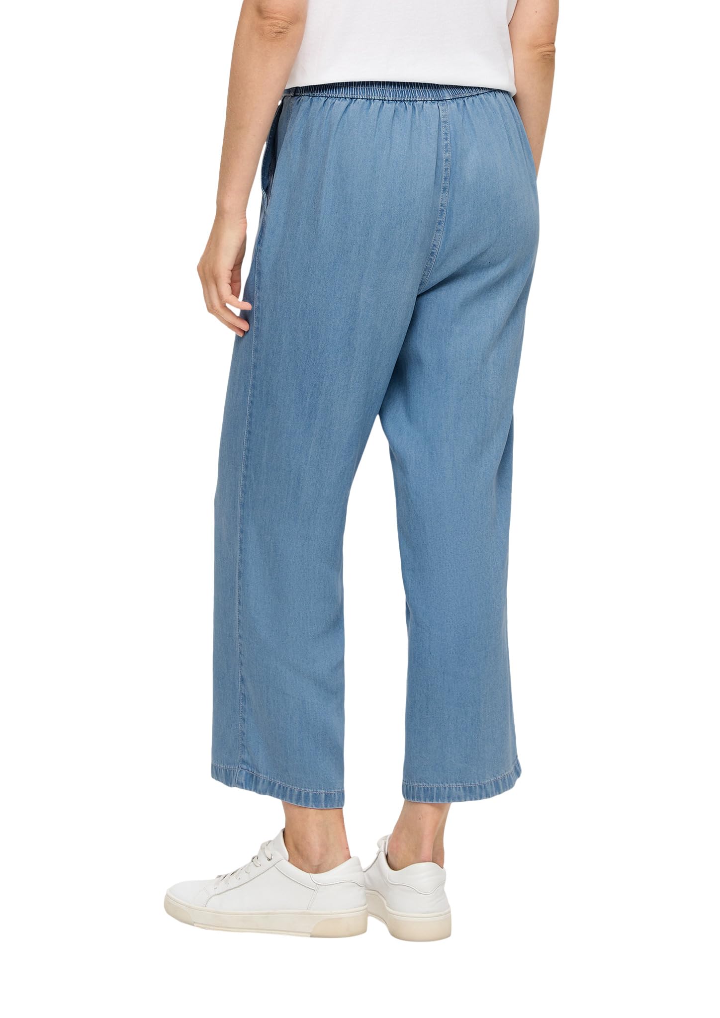 s.Oliver Red Label Culotte-Jeans Gr. 46 Wide Leg Lyocell