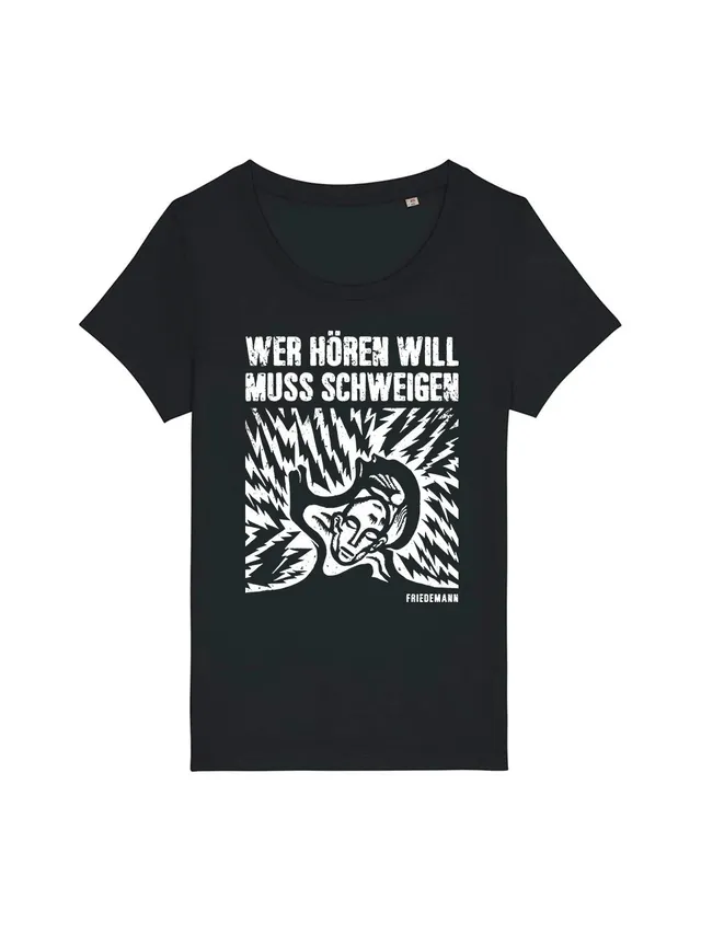 dna merch Friedemann Wer Hören Will T-Shirt Damen