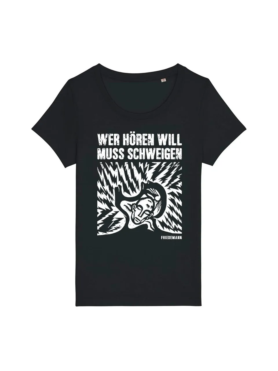 dna merch Friedemann Wer Hören Will T-Shirt Damen