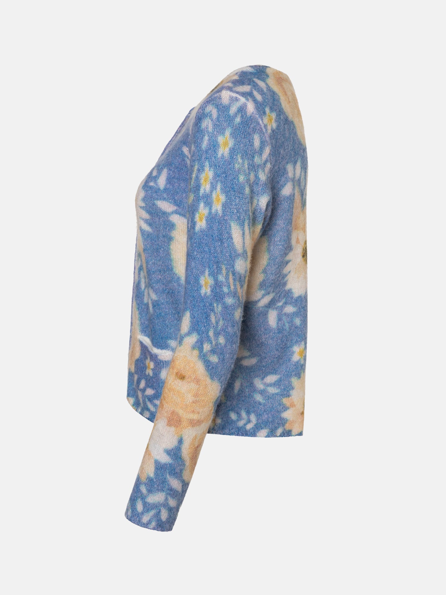 Lieblingsstück ZäzilieL Strickjacke pearl blue aus Alpaka