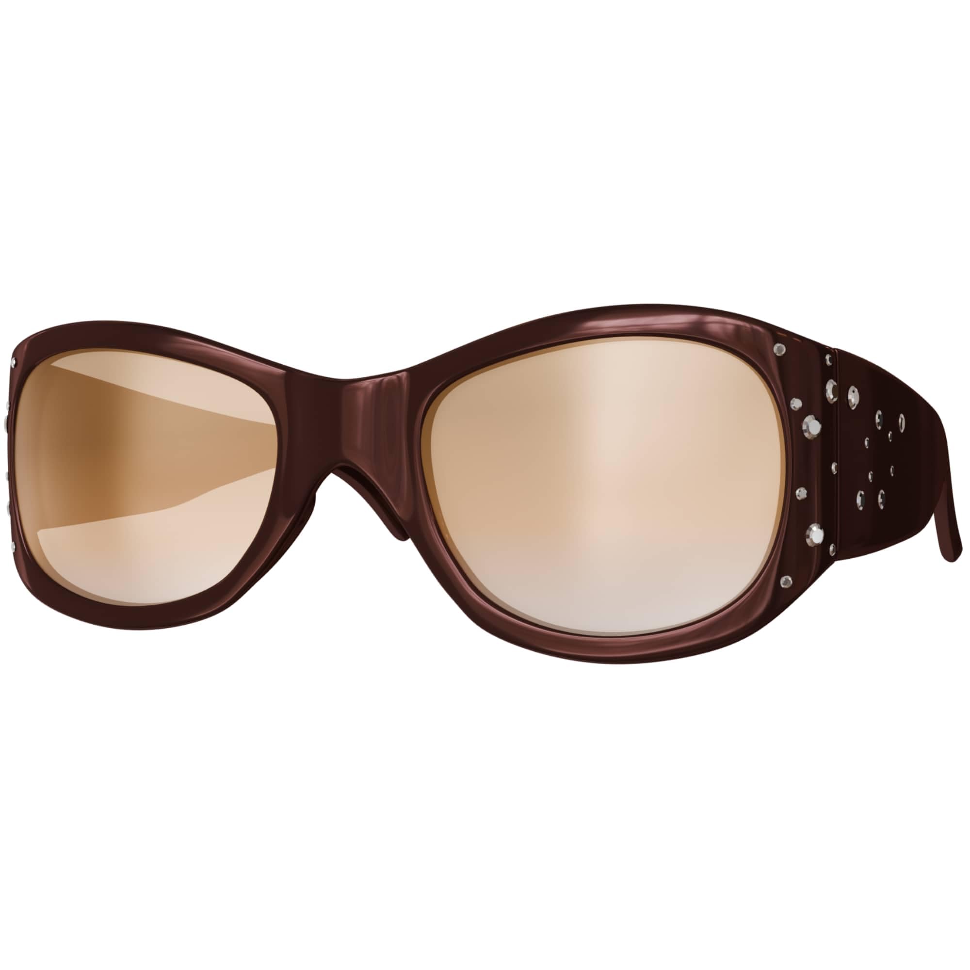 BEZLIT Oversize Schmetterling Sonnenbrille schwarz Verlauf UV400