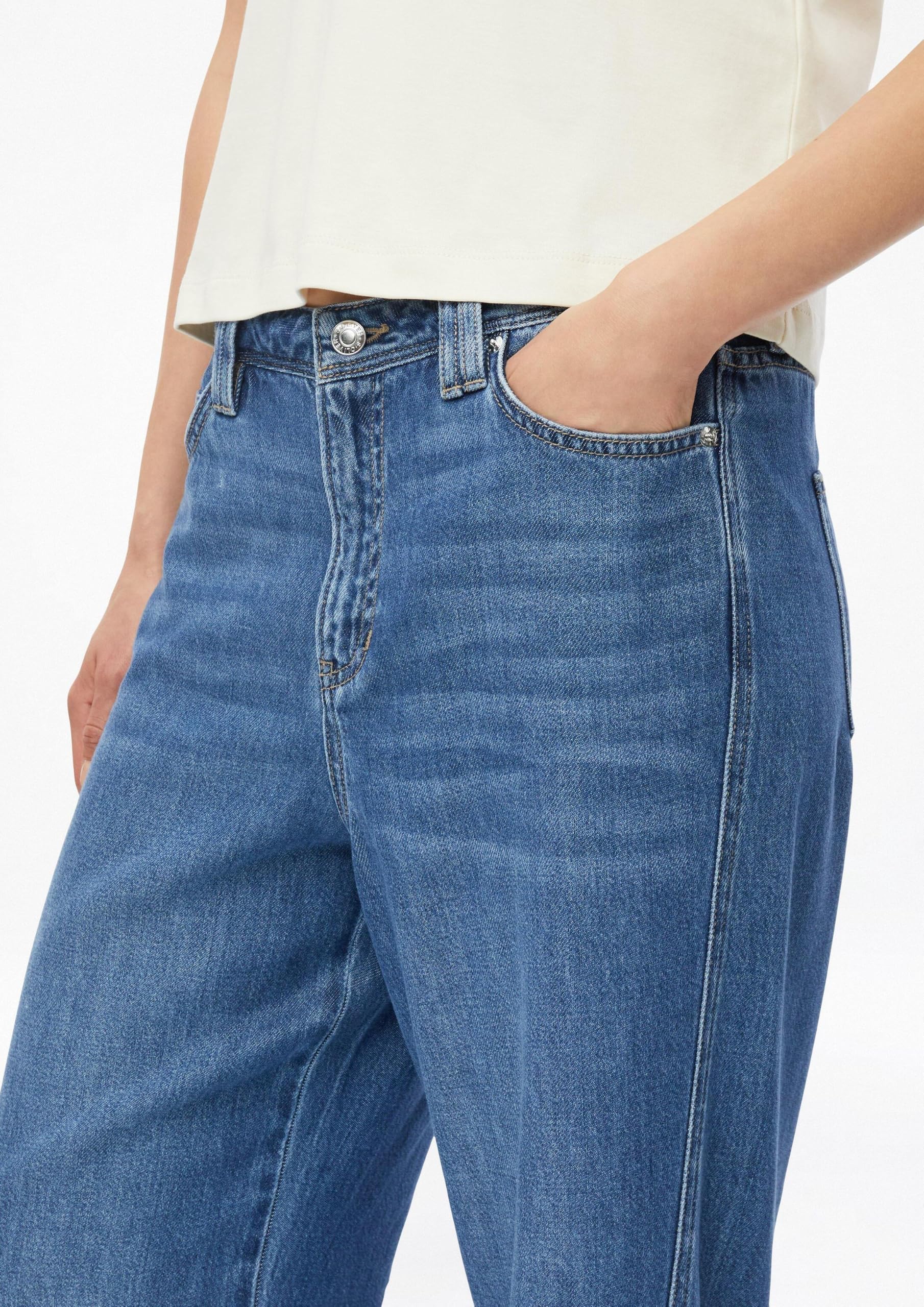 s.Oliver Red Label Suri High Rise Jeans Wide Leg 32W/34L
