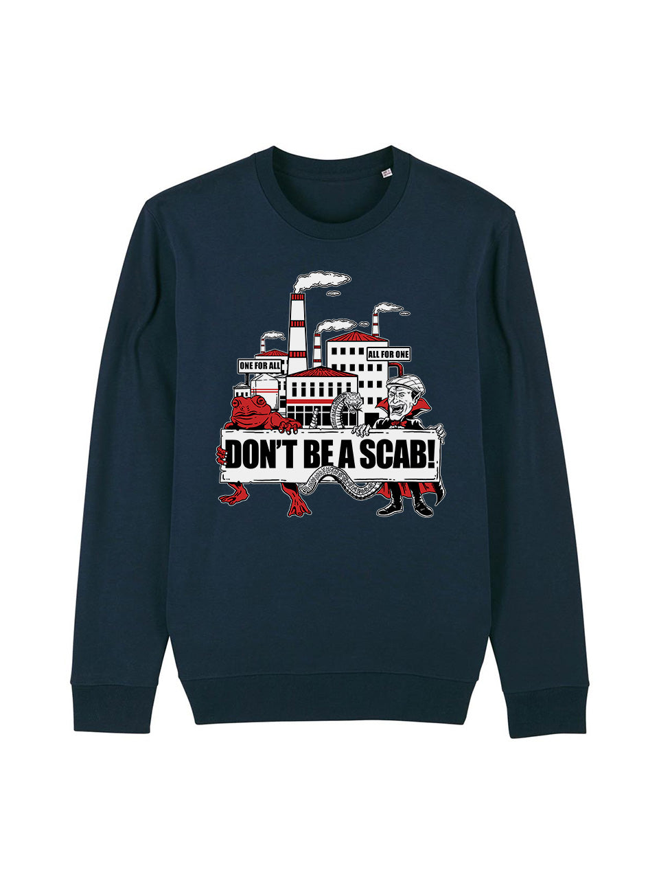 dna merch Sei Kein Streikbrecher Sweatshirt schwarz