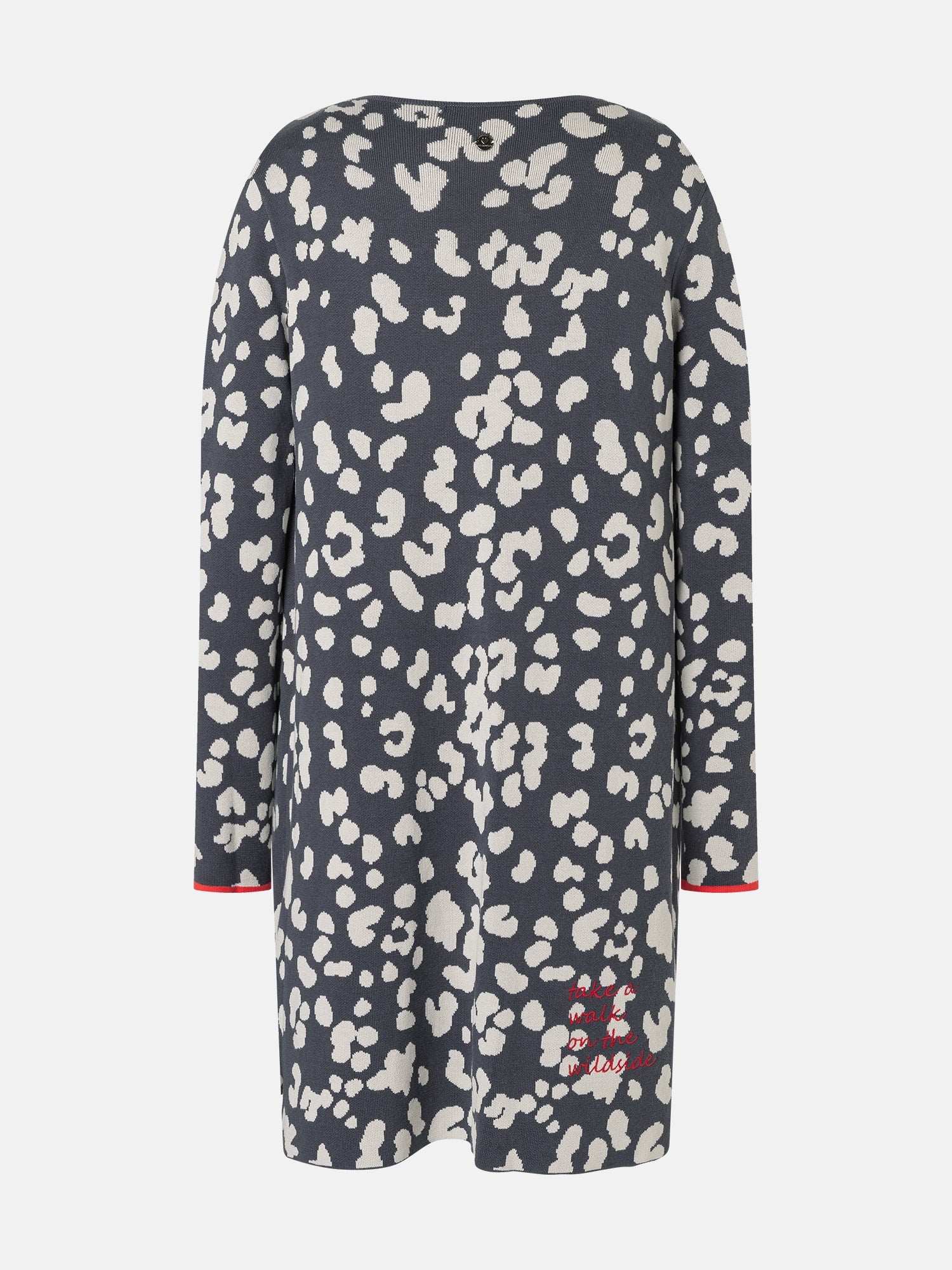 Lieblingsstück DorleL Strickjacke anthra Animal-Print