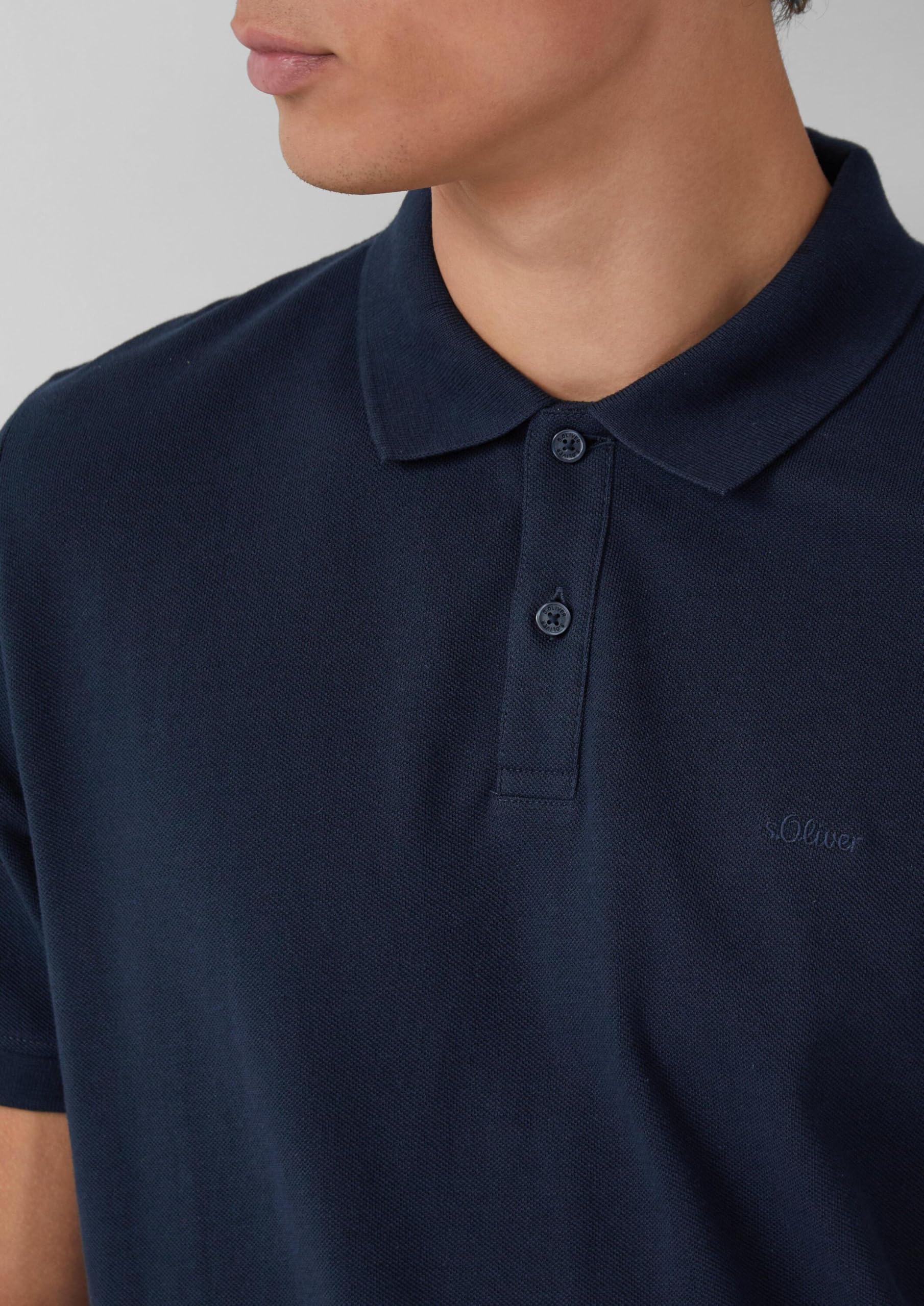 s.Oliver RED LABEL Polo Piqué Doppelpack L navy