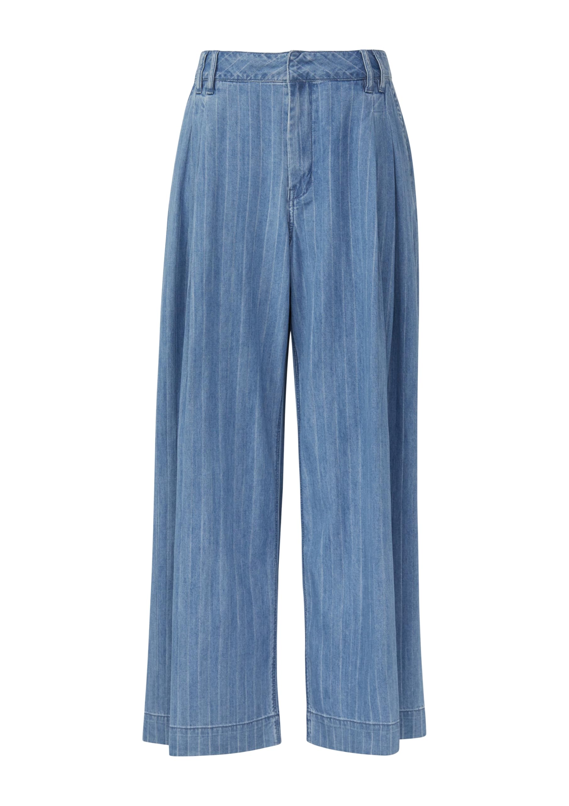 s.Oliver Nadelstreifen Jeans Extra Wide Leg Blau 44W/32L
