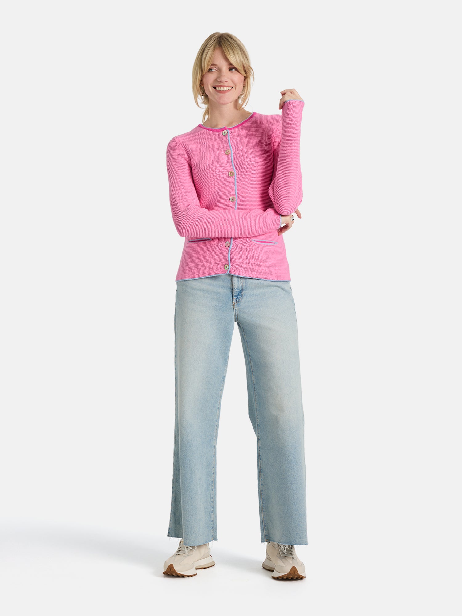 Lieblingsstück ZaraL Strickjacke sachet pink Baumwolle