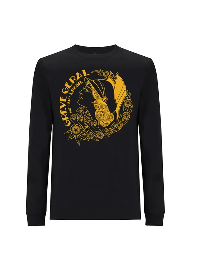 dna merch Greve Geral SP 1917 Longsleeve Langarmshirt Bedruckt