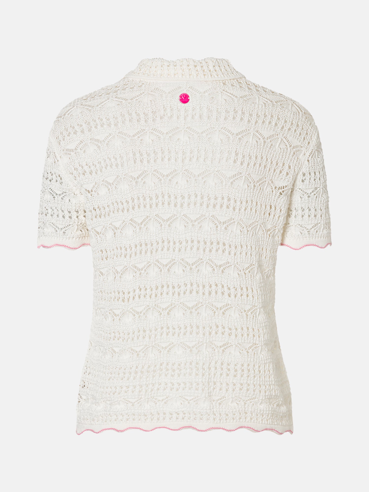 Lieblingsstück AsifaL Kurzarm Pullover offwhite Baumwollmix
