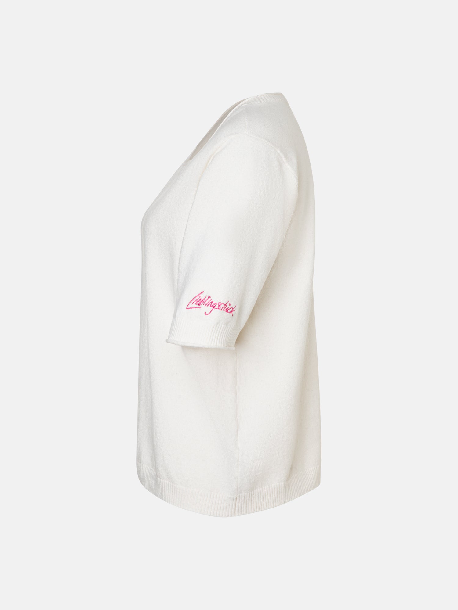Lieblingsstück MelisandeL Kurzarm Pullover offwhite elastisch