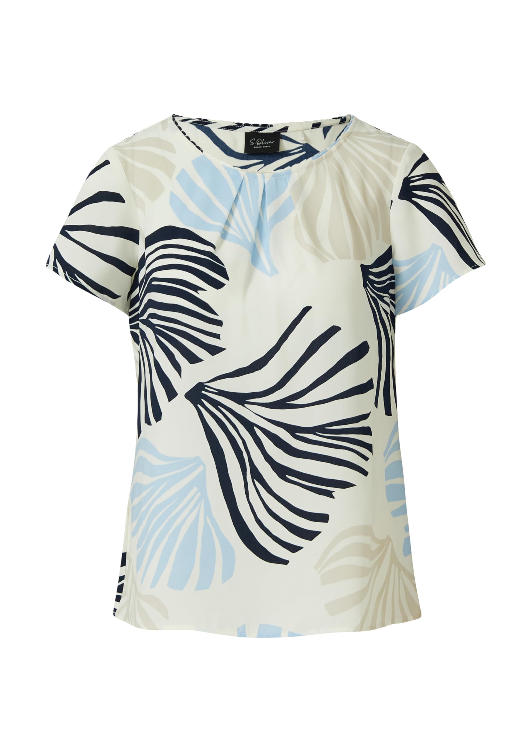 s.Oliver BLACK LABEL 2175066 Crêpe-Bluse Allover Print