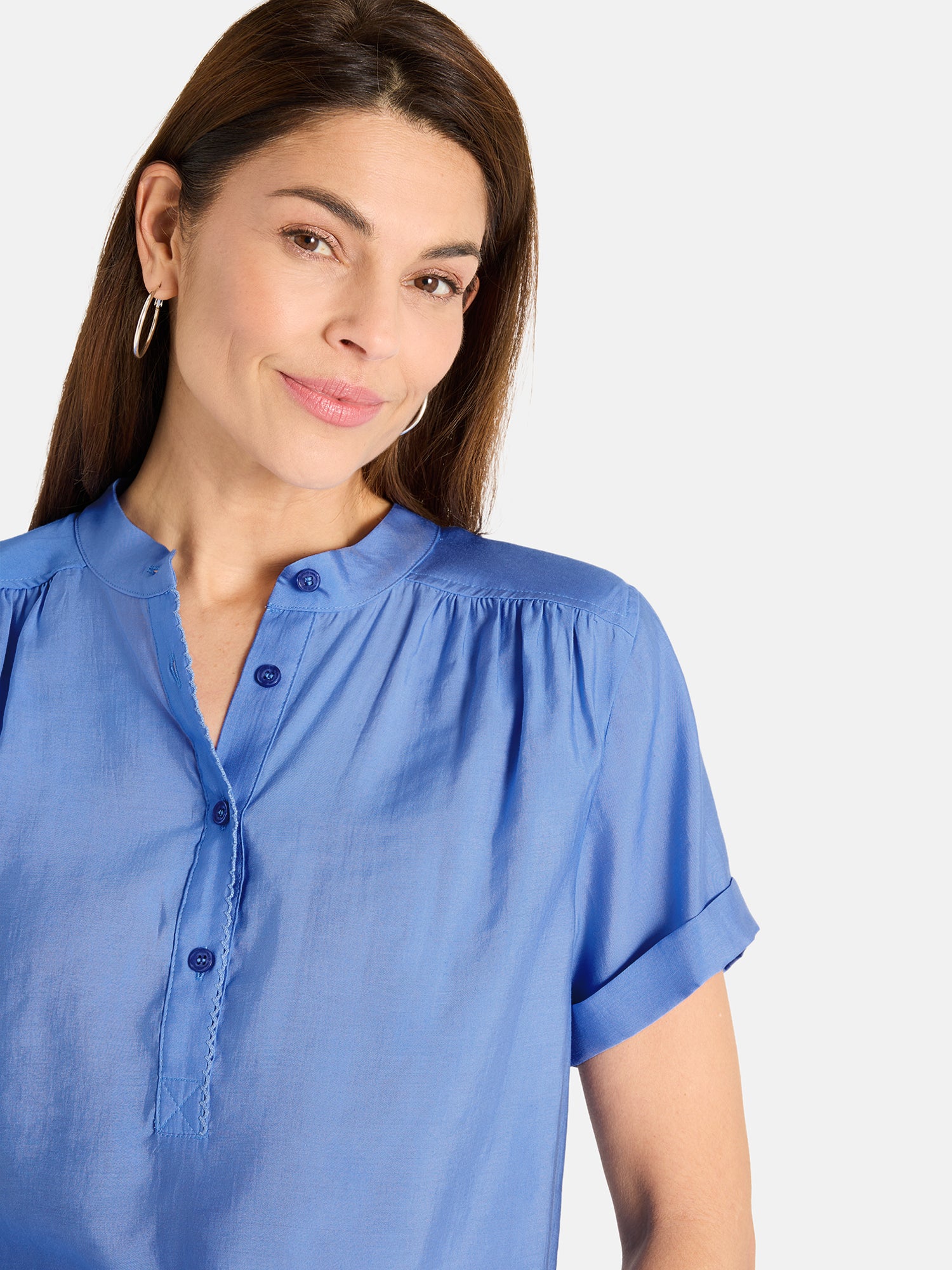 Lieblingsstück AlaisL Bluse Baumwollmix royal blue