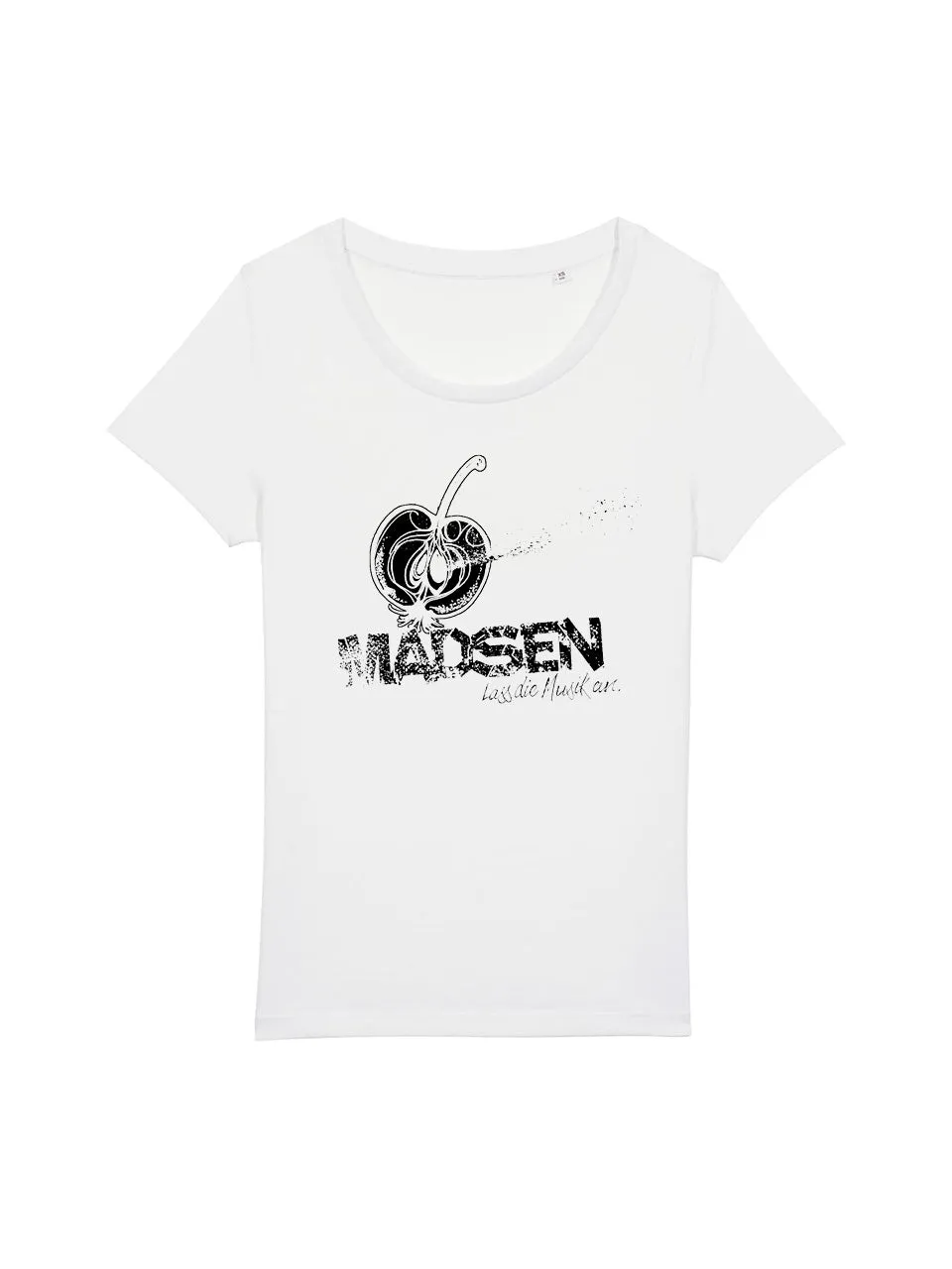 dna merch Madsen Lass Die Musik An Damen T-Shirt Bandmotiv