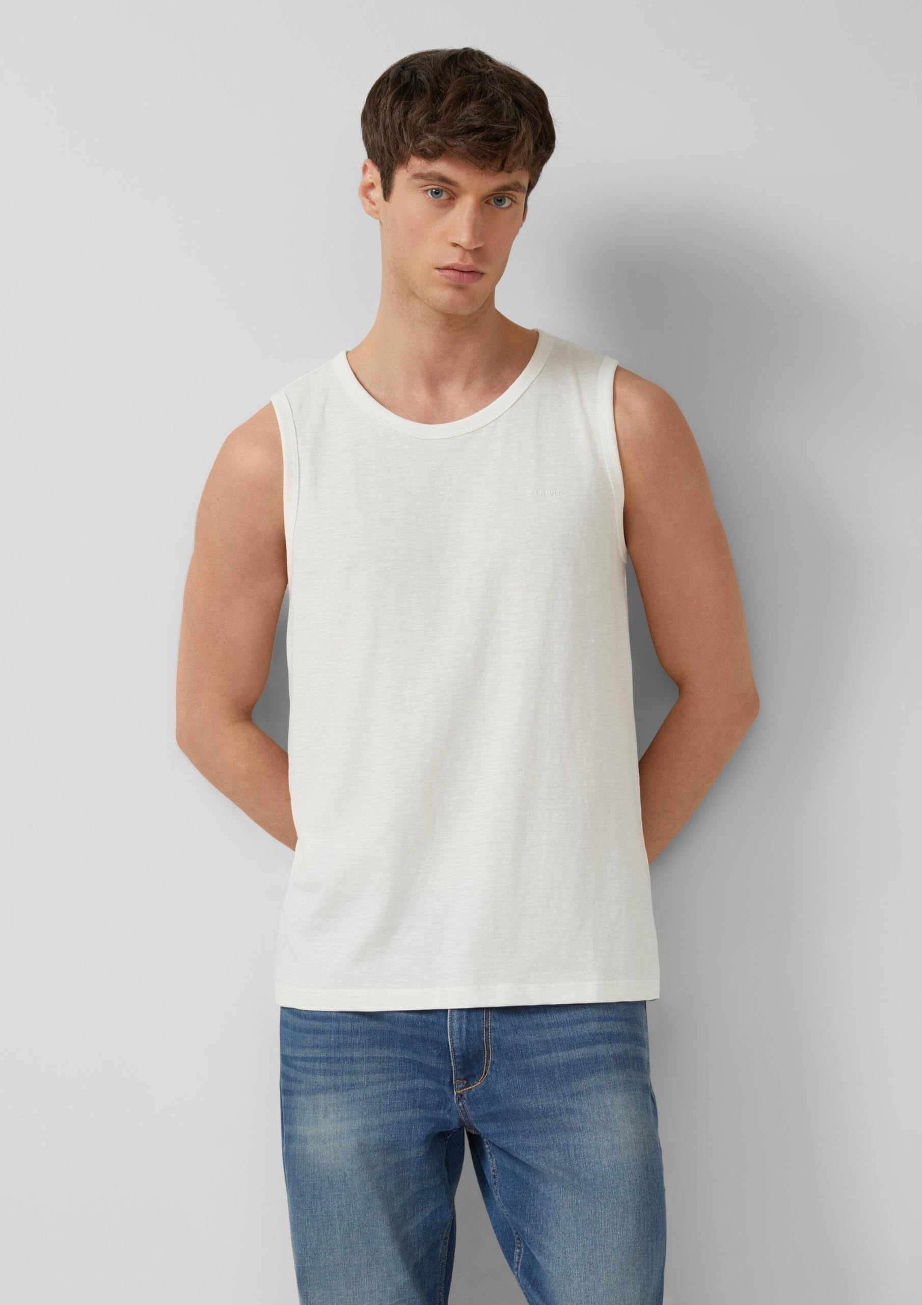 s.Oliver Junior Tanktop Flammgarn 3XL Logo-Print