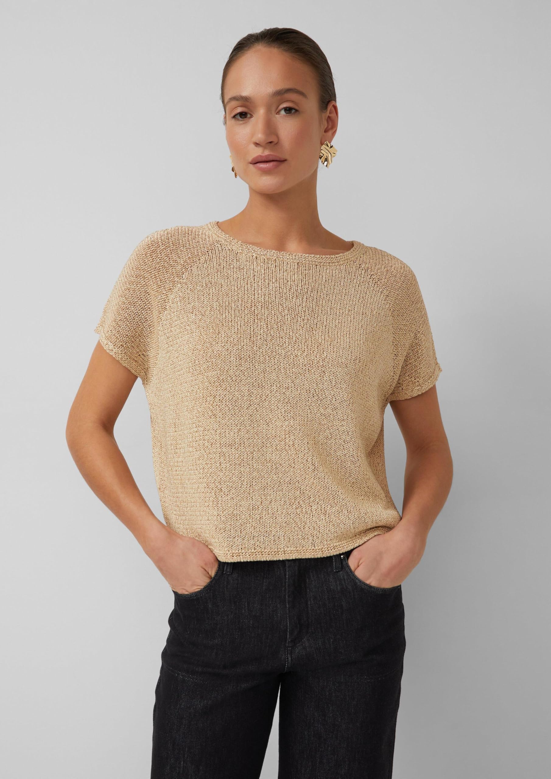 s.Oliver RED LABEL Strickpullover Relaxed Fit U-Boot