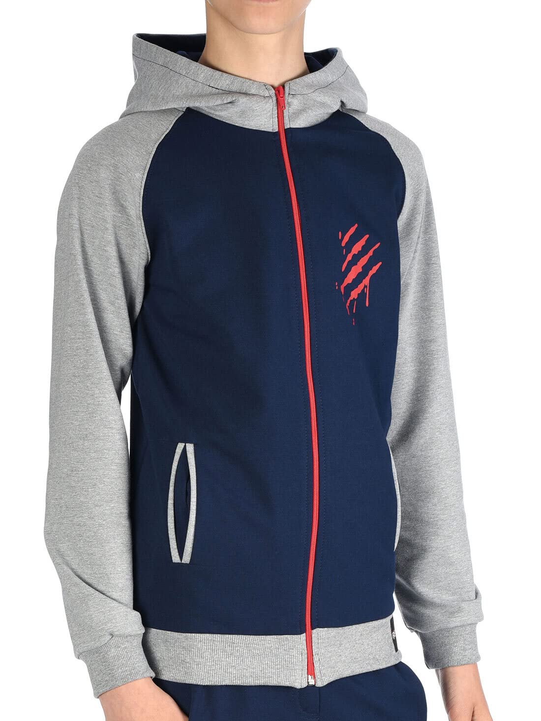 BEZLIT YES Sweatjacke mit Kapuze Gr. 122 Reißverschluss