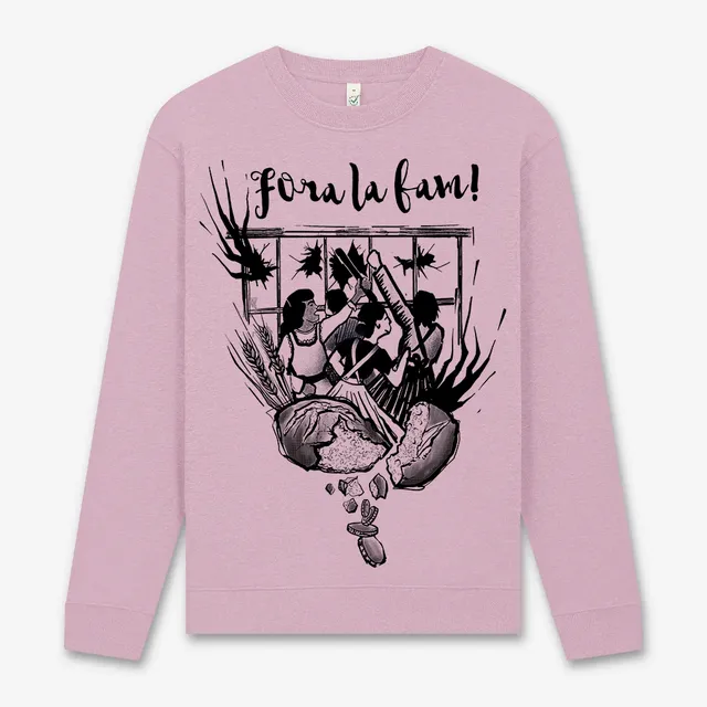 dna merch Fora La Fam Brotaufstände 1789 Rundhalspullover Damen