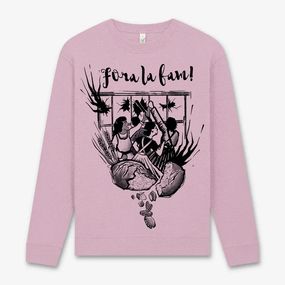 dna merch Fora La Fam Brotaufstände 1789 Rundhalspullover Damen