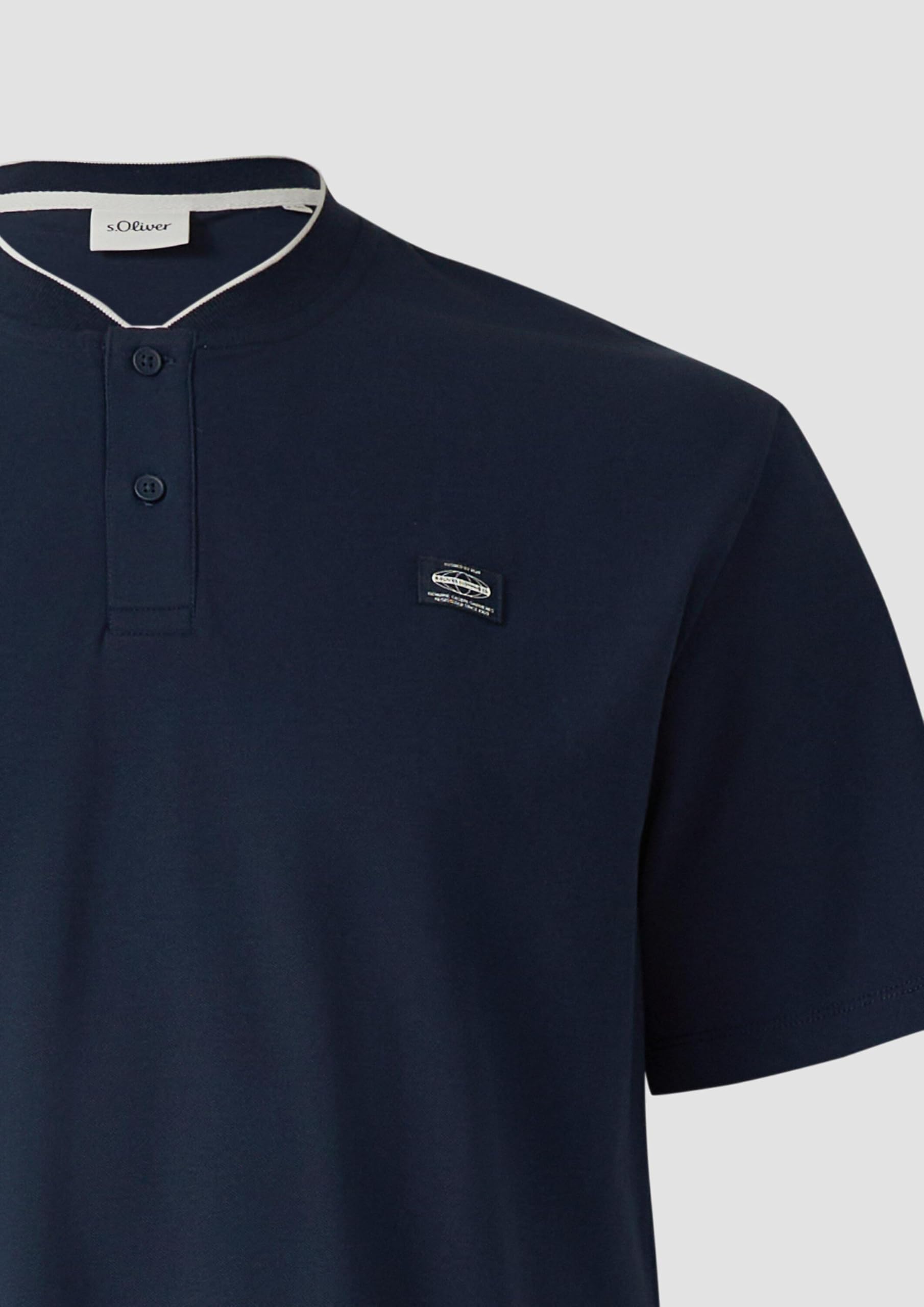 s.Oliver Polo-Shirt Pikée elastisch Navy XXL