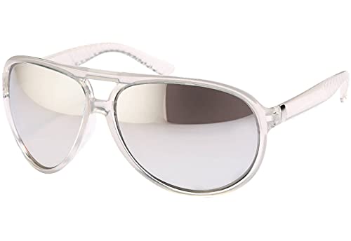 BEZLIT Piloten-Sonnenbrille UV400 Silber-Weiß Damen