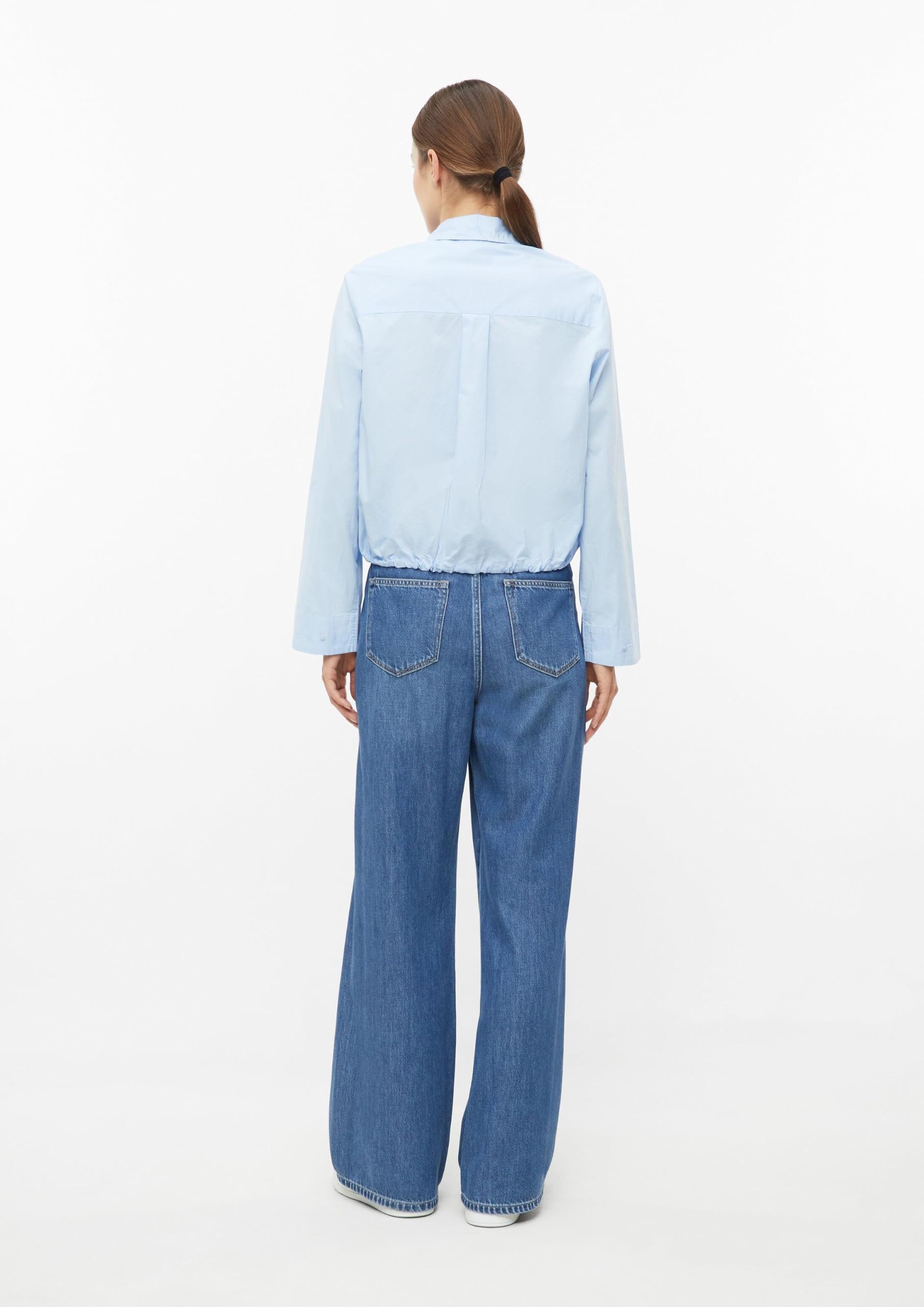 s.Oliver Bluse O-Shape verkürzt Blau 40