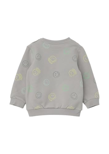 s.Oliver 2142743 Sweatshirt 86 Grau Alloverprint