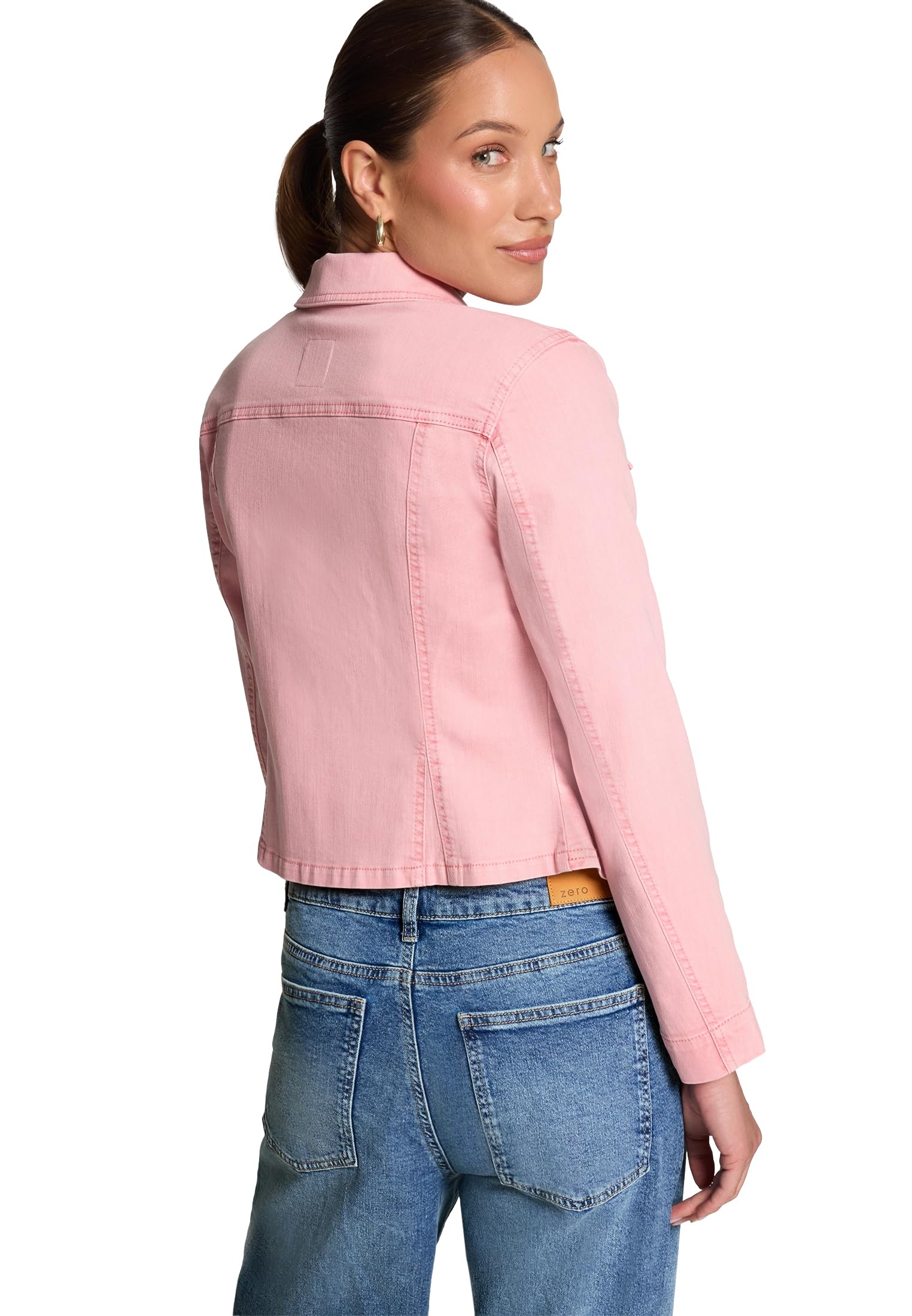 zero Blazer-Jacke im Jeans-Look Jacke 40 Bridal Rose