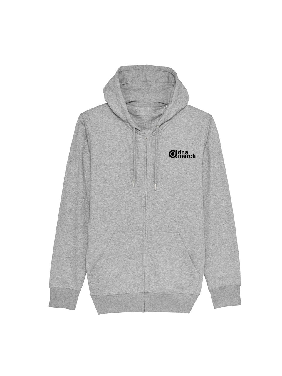 dna merch Fuck Charity Love Solidarity Kapuzenjacke schwarz