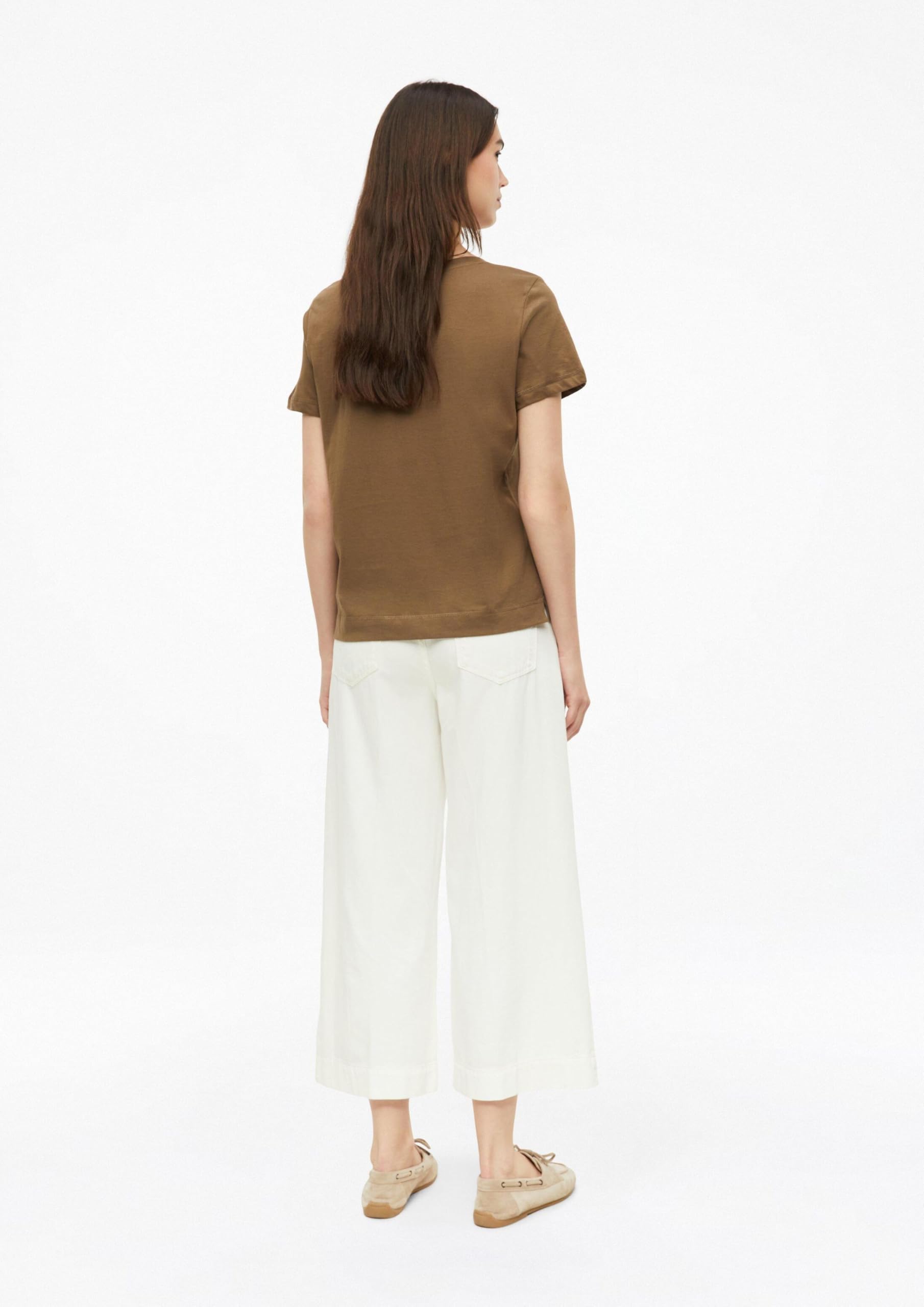 s.Oliver Red Label T-Shirt 44 beige aus Baumwolle