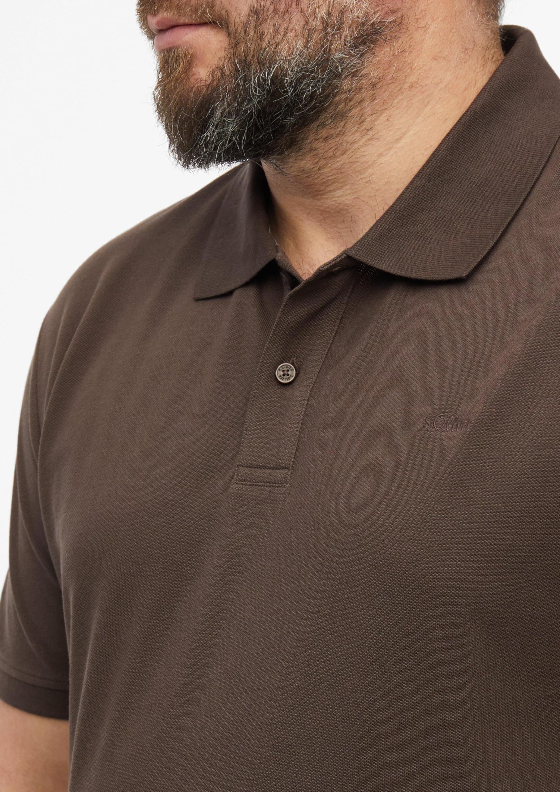 s.Oliver Junior Baumwollpiqué Poloshirt Logo-Stickerei