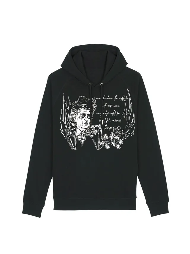 dna merch Freiheit Emma Goldman Kapuzenpullover Schwarz