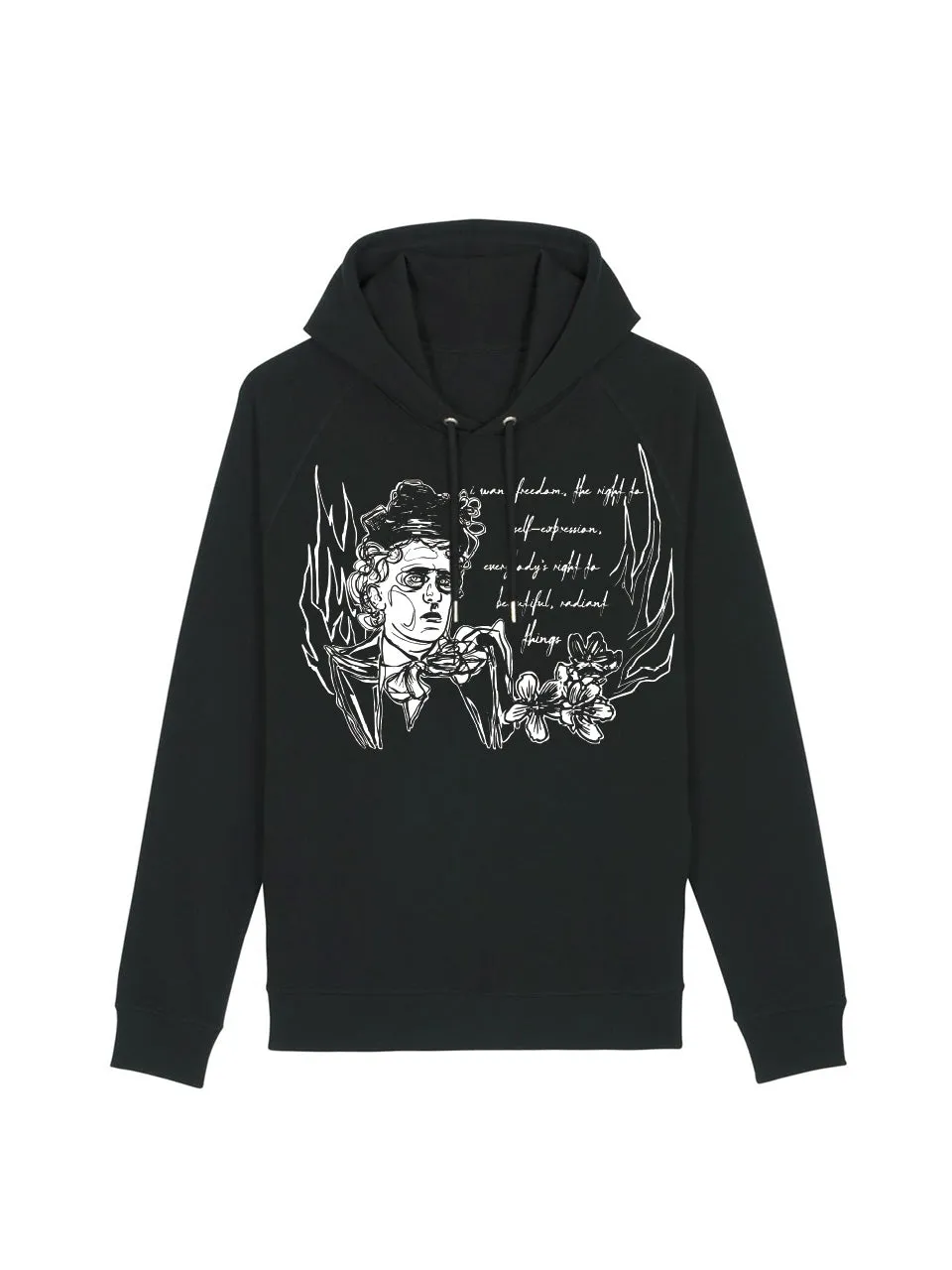 dna merch Freiheit Emma Goldman Kapuzenpullover Schwarz