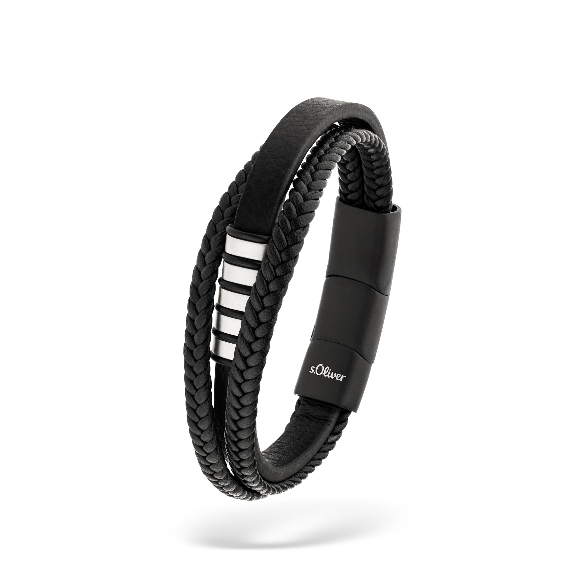 s.Oliver RED LABEL Beadsarmband Armband grün Edelstahl