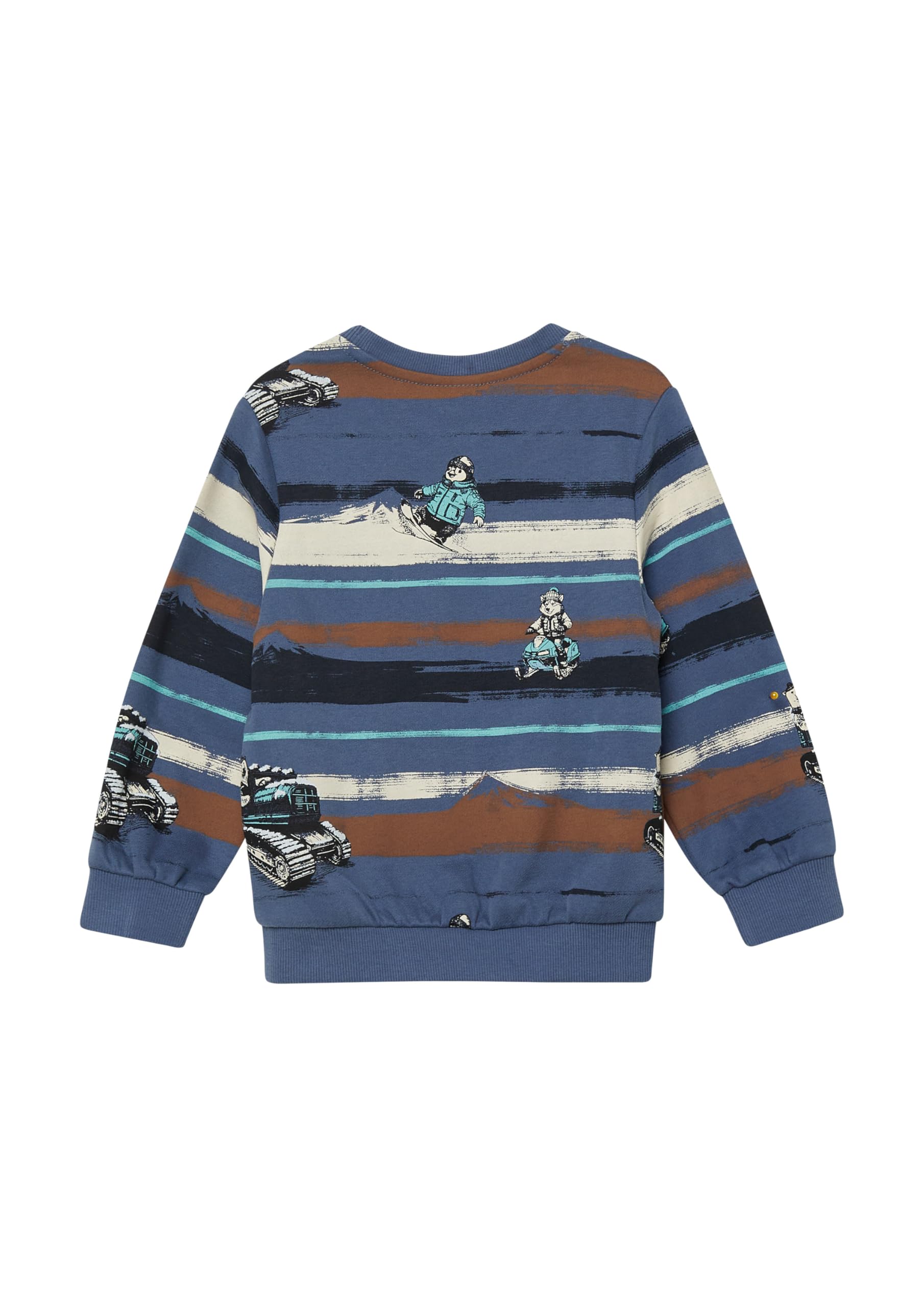 s.Oliver Junior Sweatshirt All-Over-Print Blau 116-122