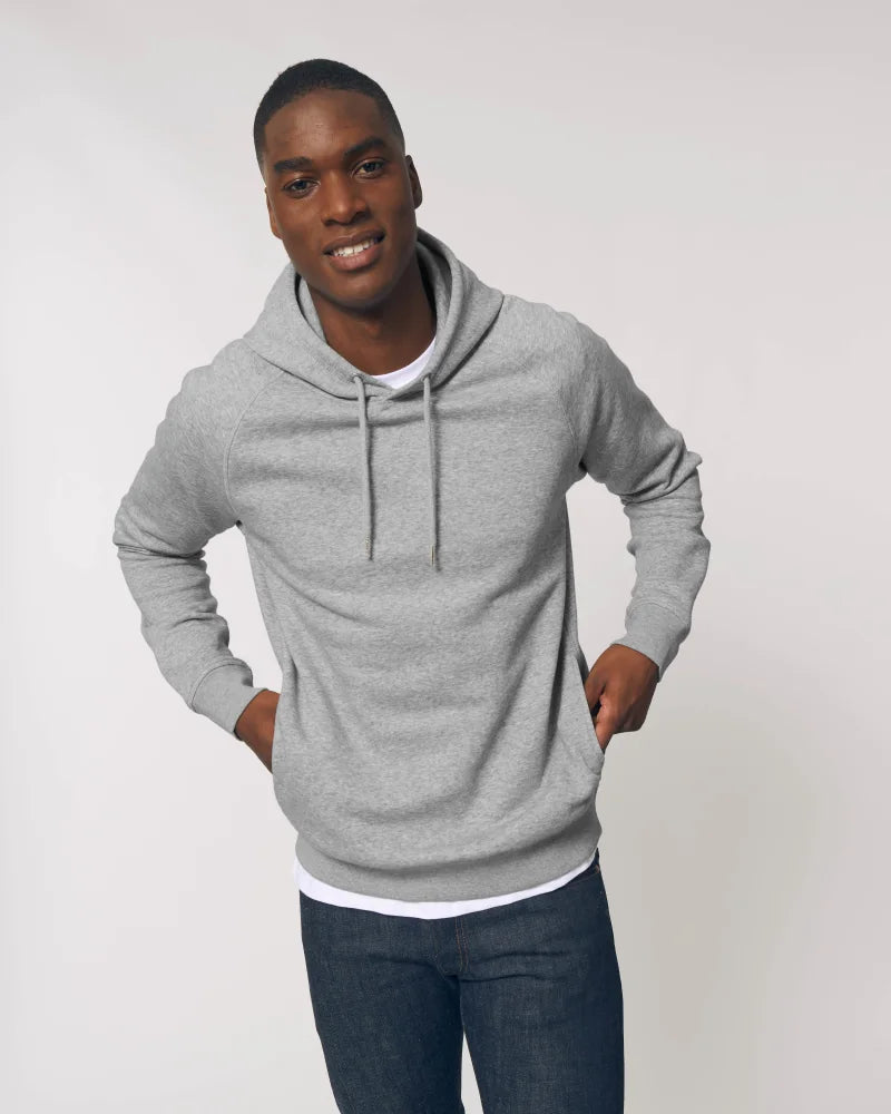 dna merch Kapuzenpullover Unisex Schwarz Biobaumwolle Taschen