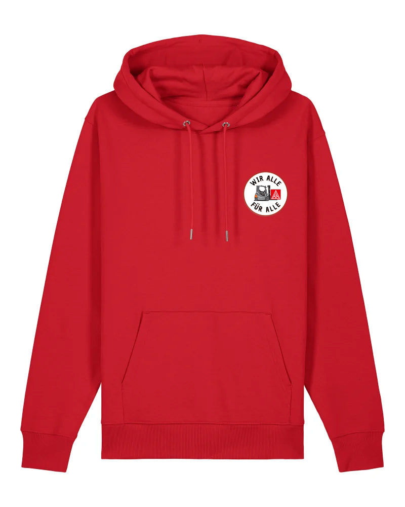 dna merch STILL Kapuzenpullover Hoodie Schwarz Biobaumwolle