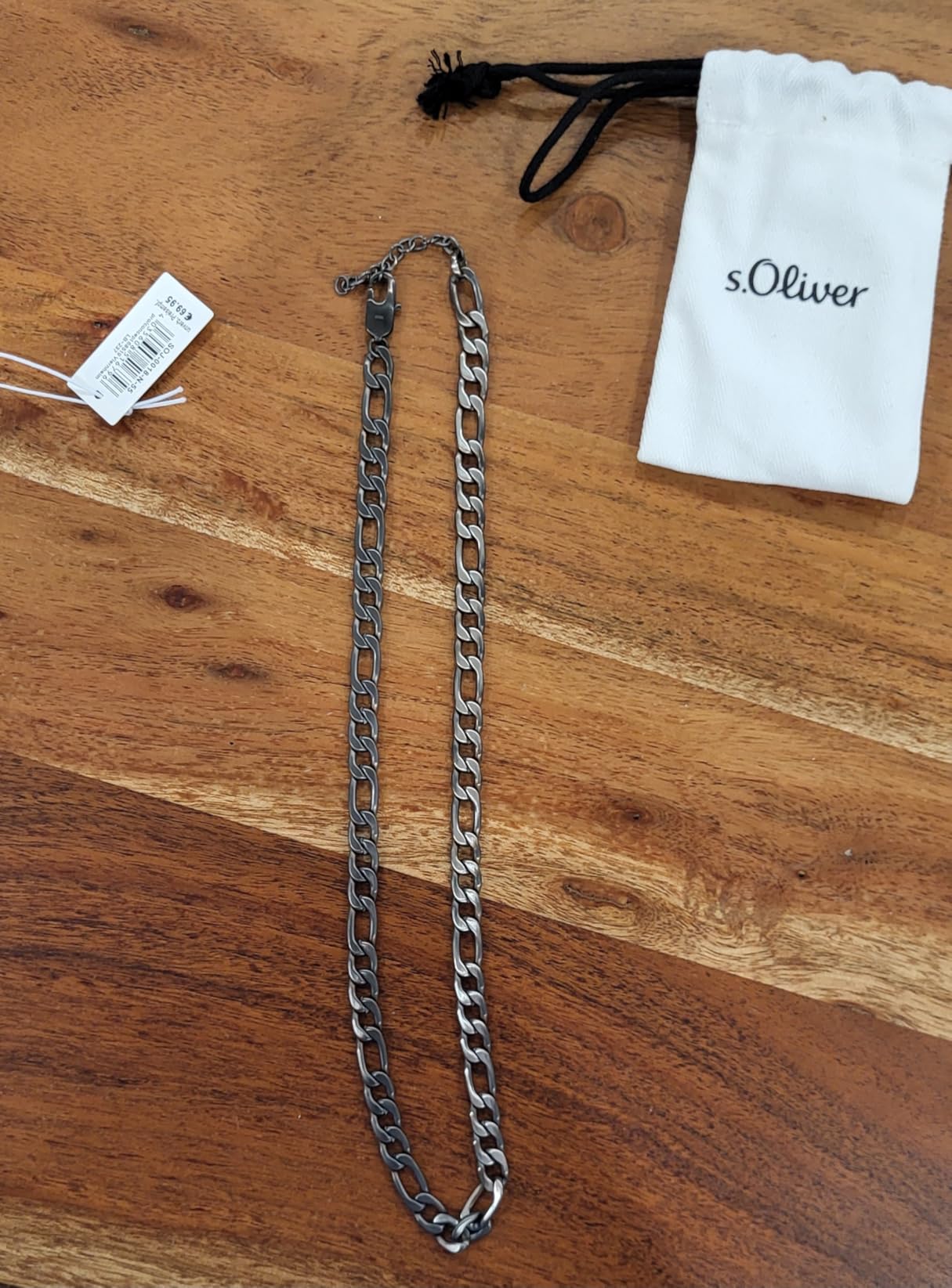 s.Oliver RED LABEL Bold Halskette Edelstahl silber markant