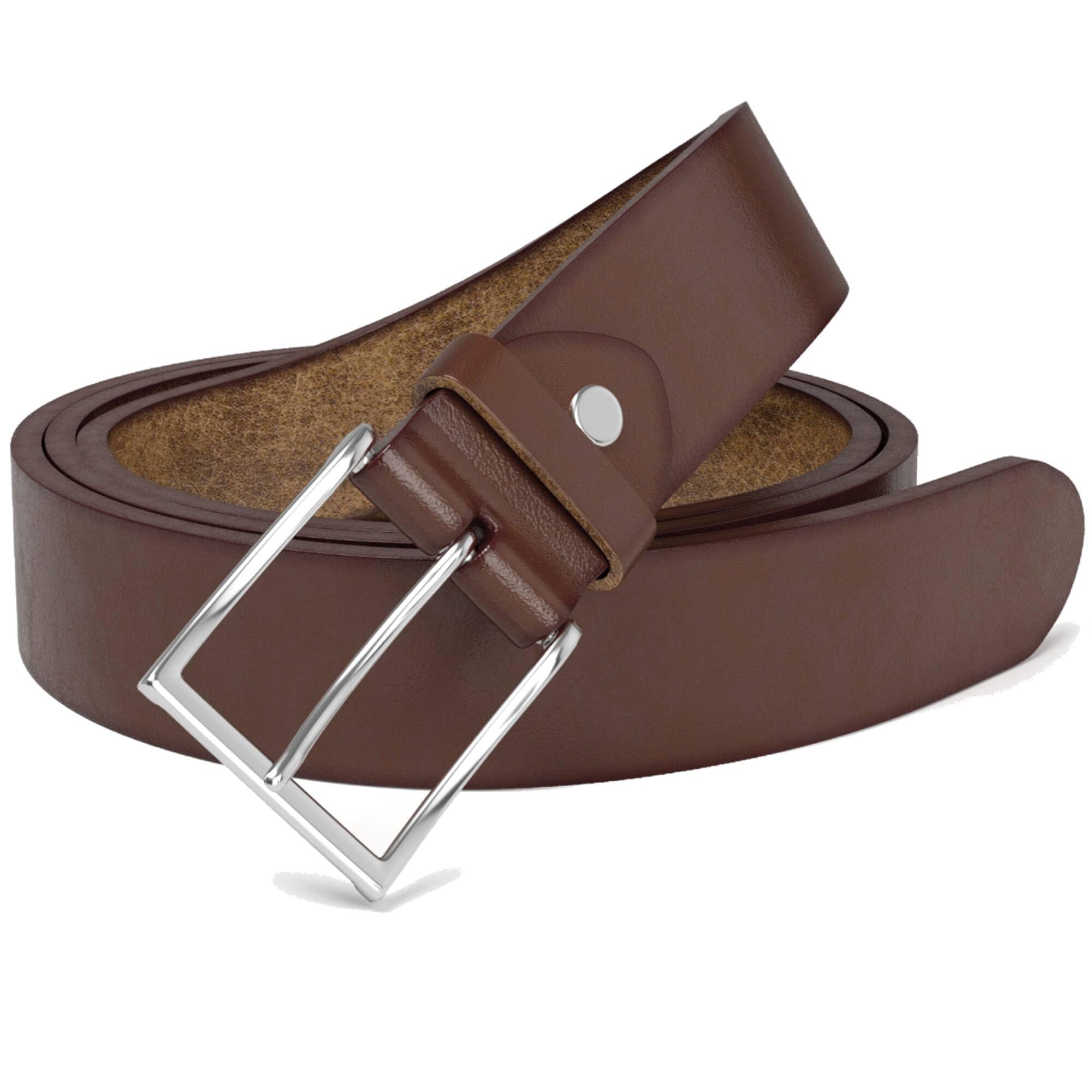 BEZLIT 30613 Herrengürtel Echtleder Italien braun