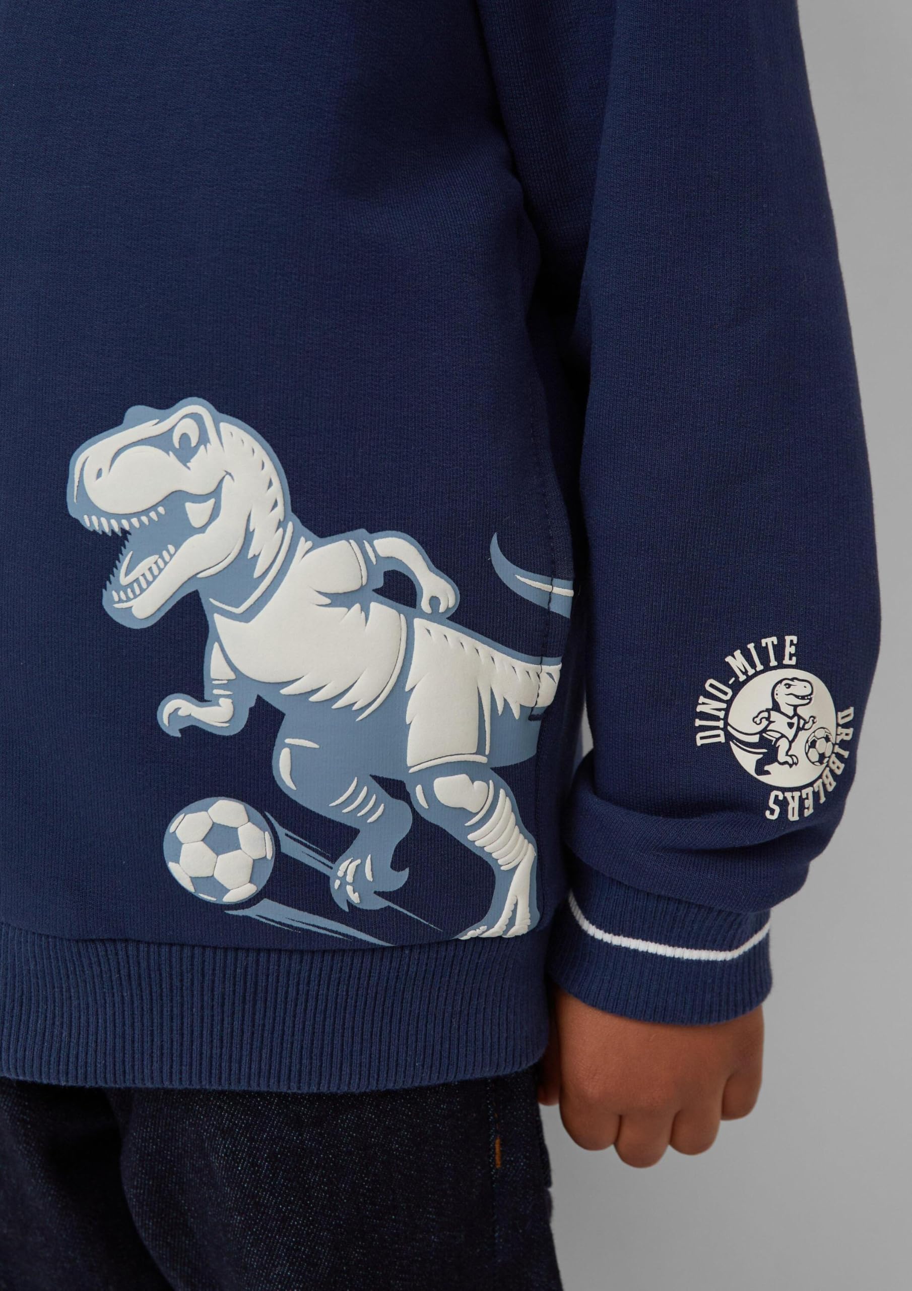 s.Oliver Red Label Sweatjacke Kapuze Print Baumwollmix Kinder