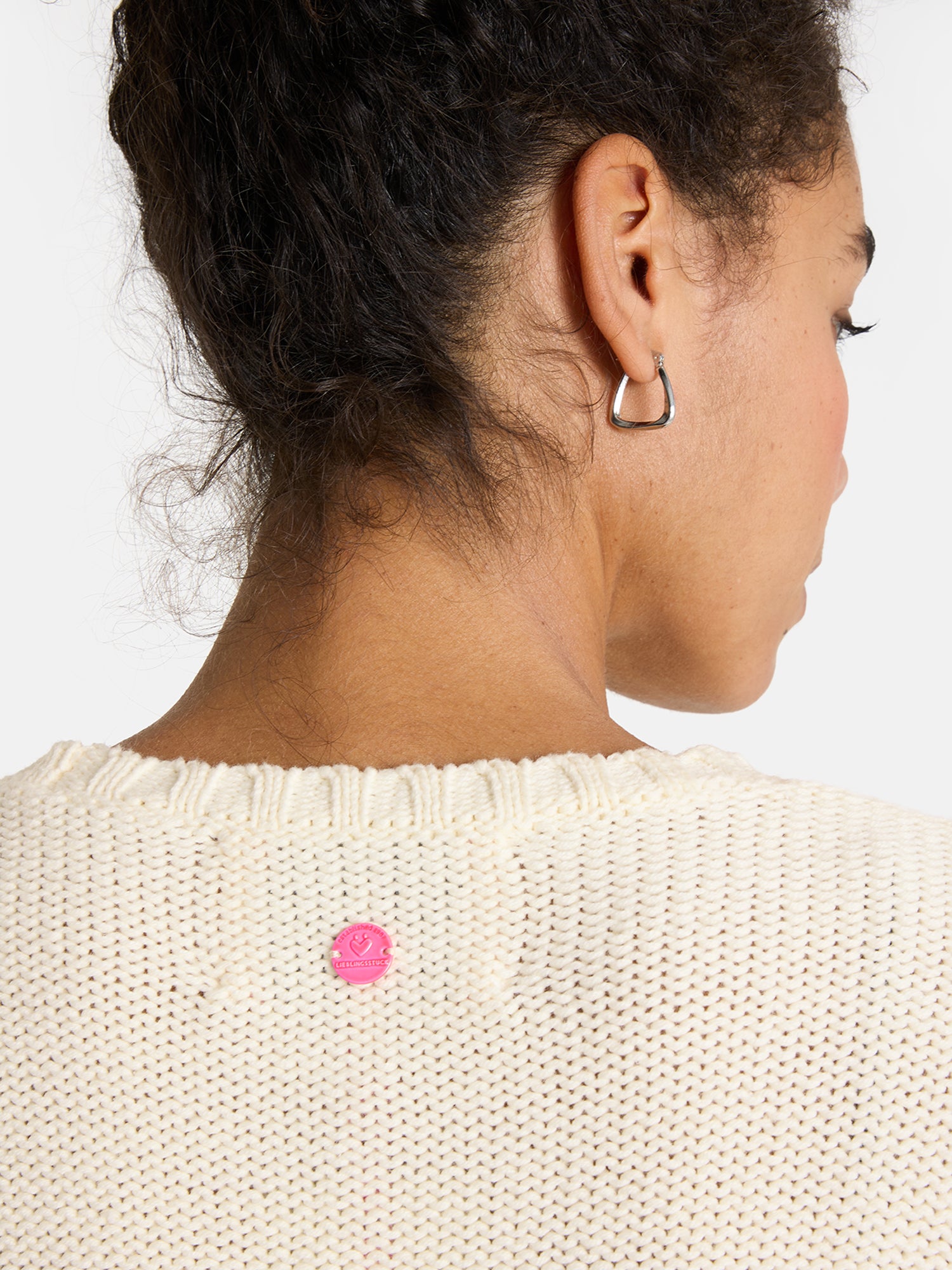 Lieblingsstück DinziL Pullover offwhite mit Zopfmuster