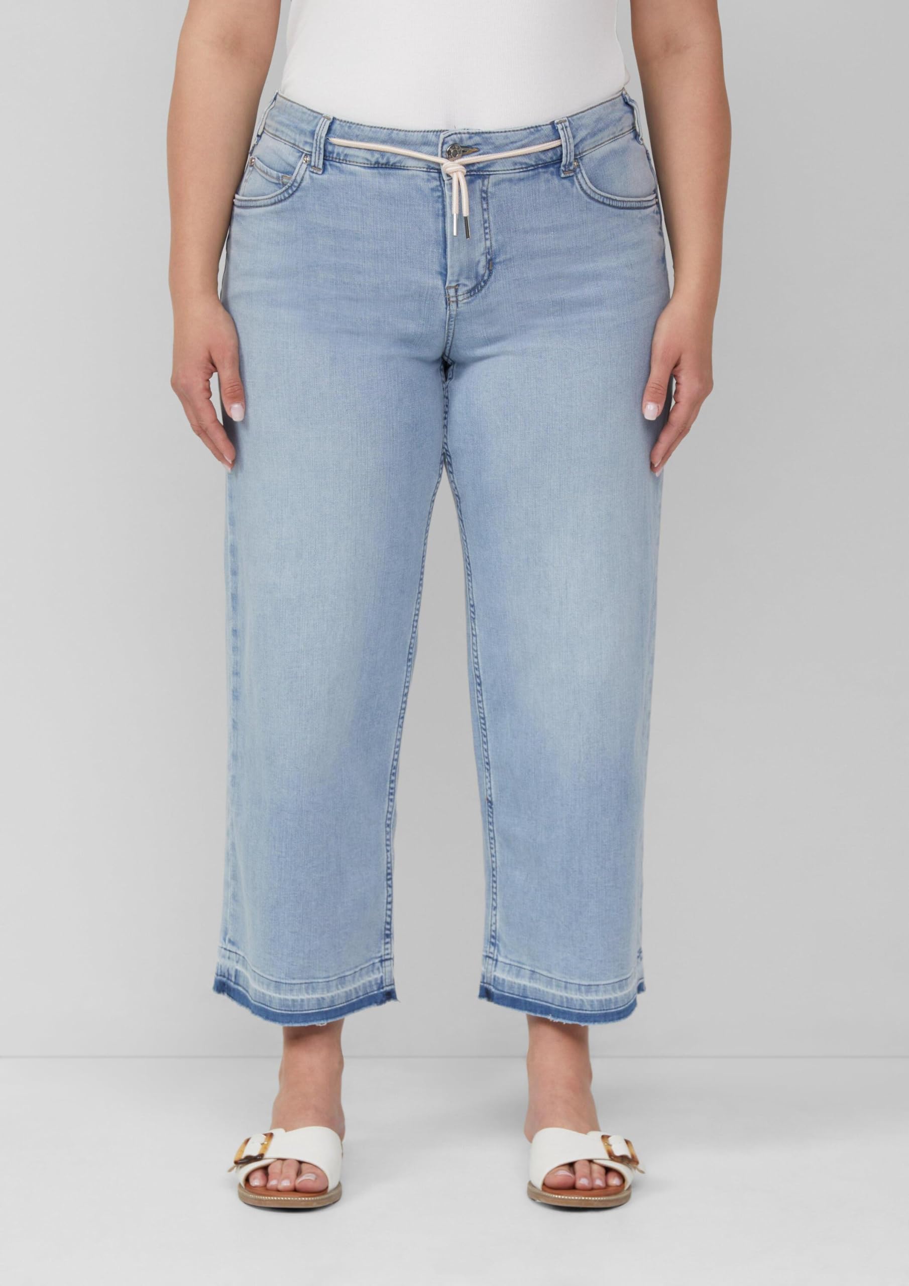 s.Oliver Red Label Cropped Jeans Größe 44 Mid Rise