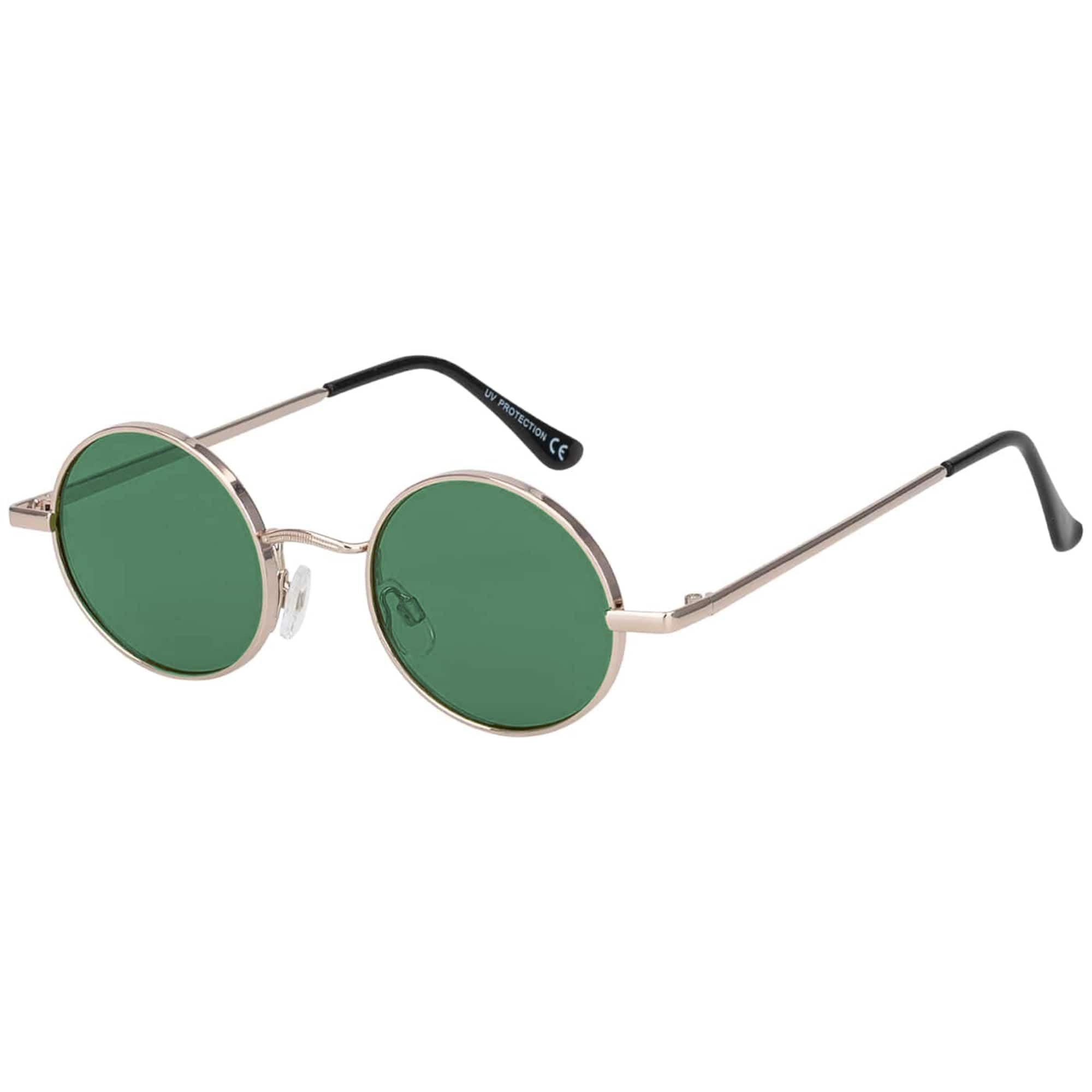 BEZLIT Damen Sonnenbrille rund Orange Metall UV400