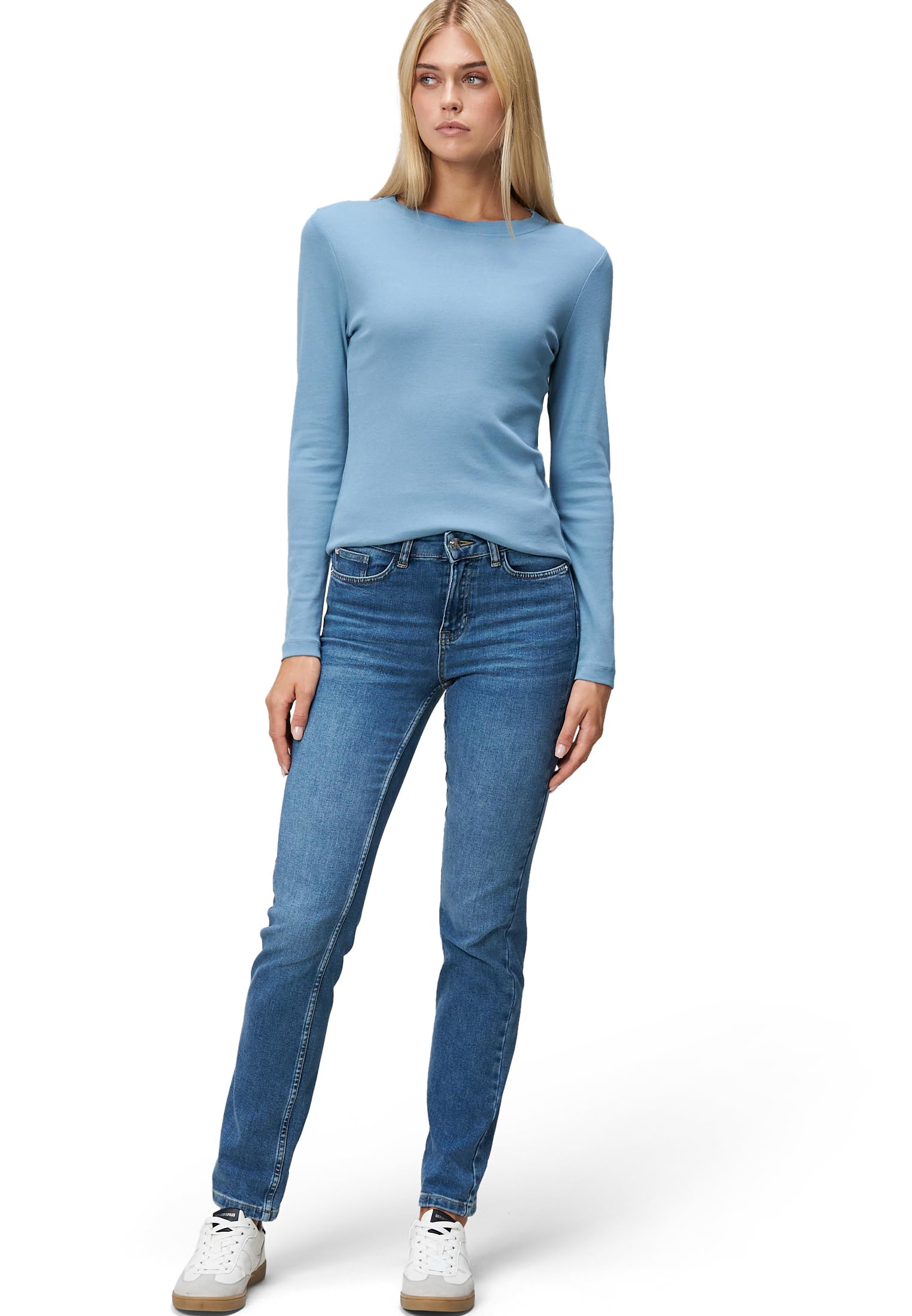 zero Basic Langarm-Shirt Spring Lake Bio-Baumwolle
