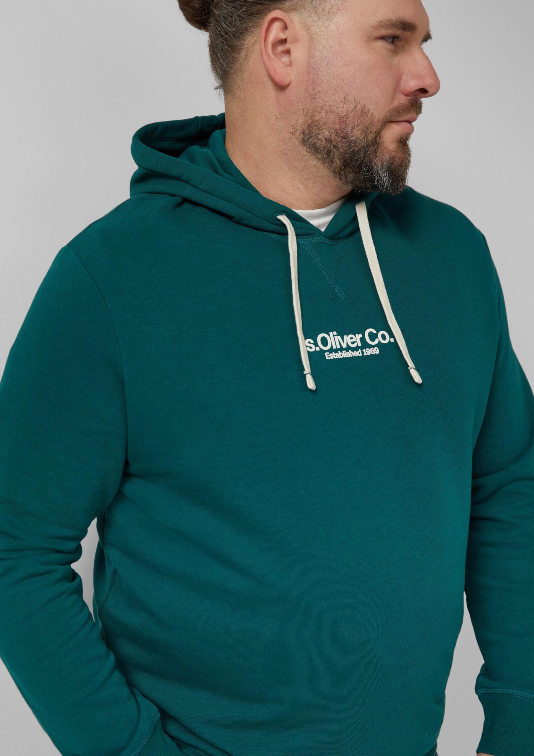 s.Oliver RED LABEL Kapuzenpullover Baumwollmix Logo