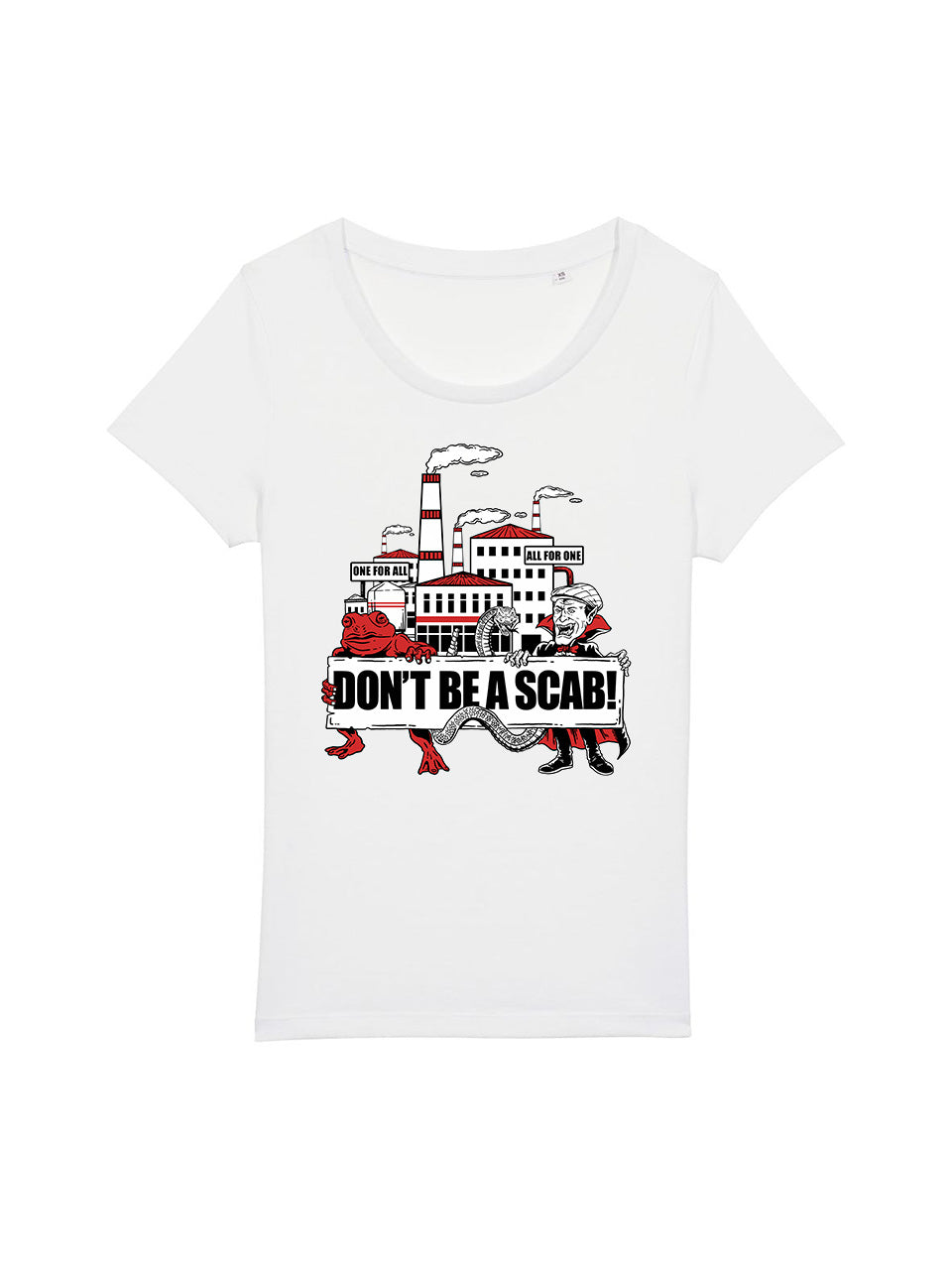 dna merch Sei Kein Streikbrecher T-Shirt Damen schwarz