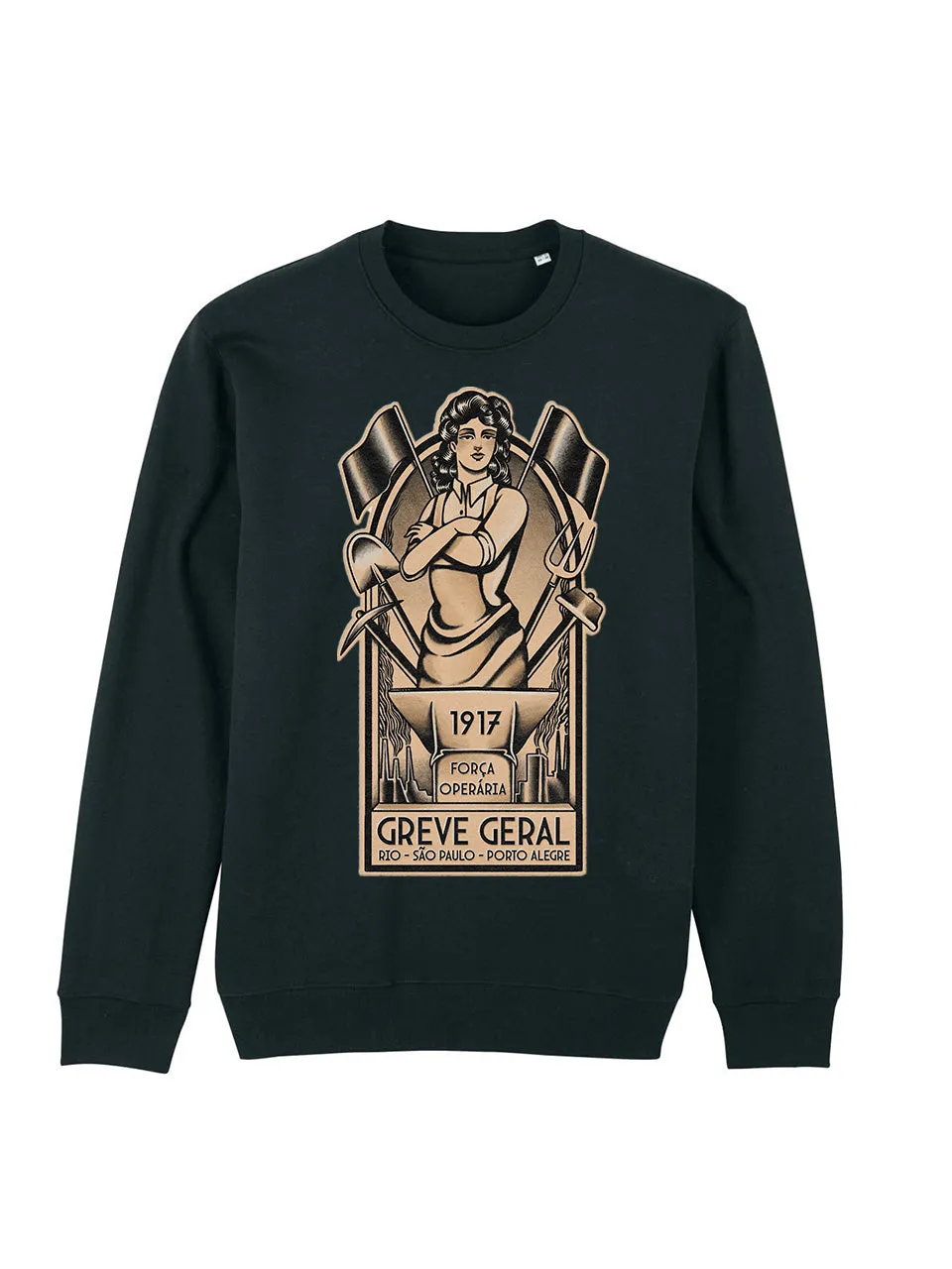 dna merch Força Operária Brasilien Sweatshirt Streikmotiv