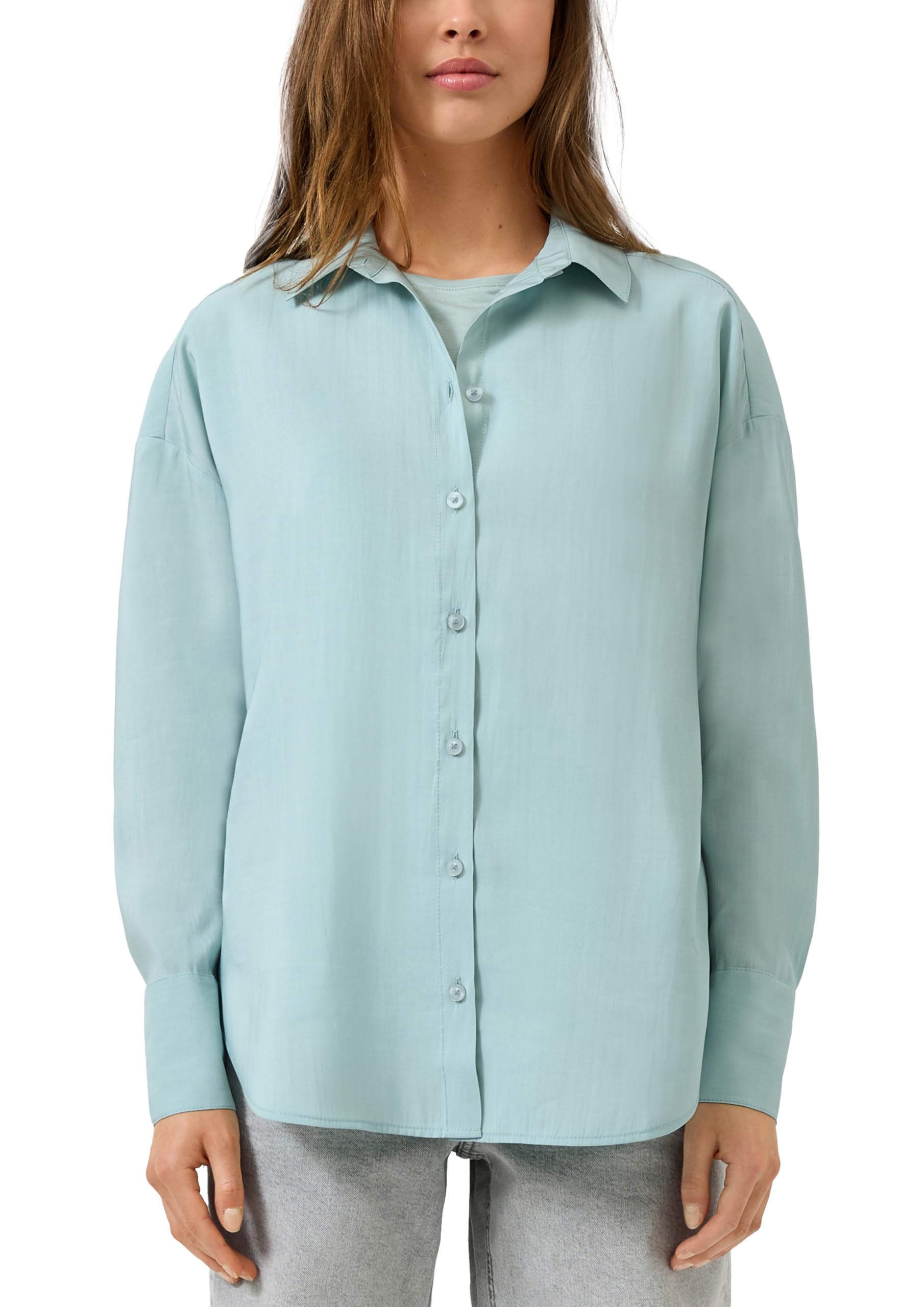 s.Oliver QS Bluse Gr. 38 Türkis fließend
